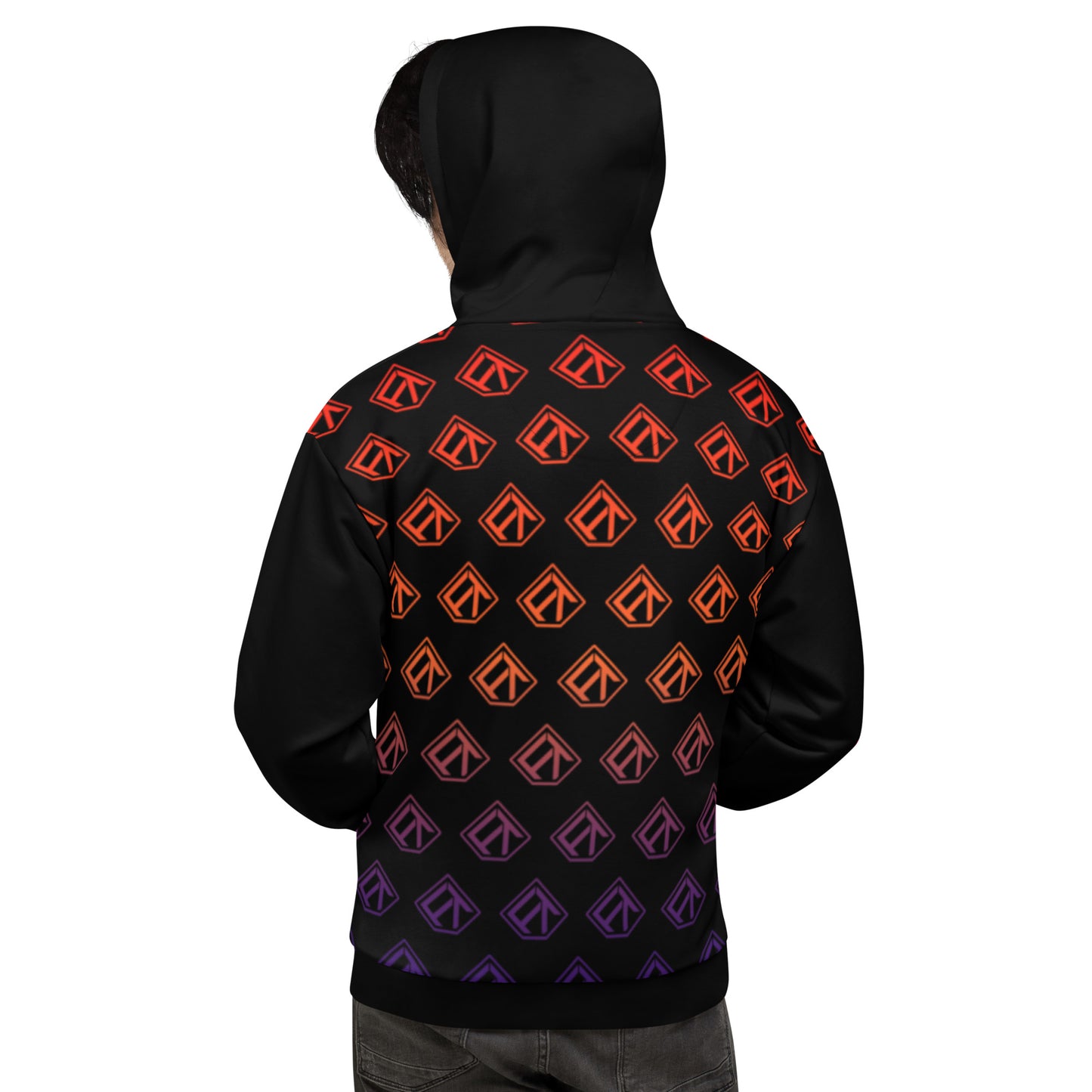 FlighTowel Premium Hoodie - Orange Fade