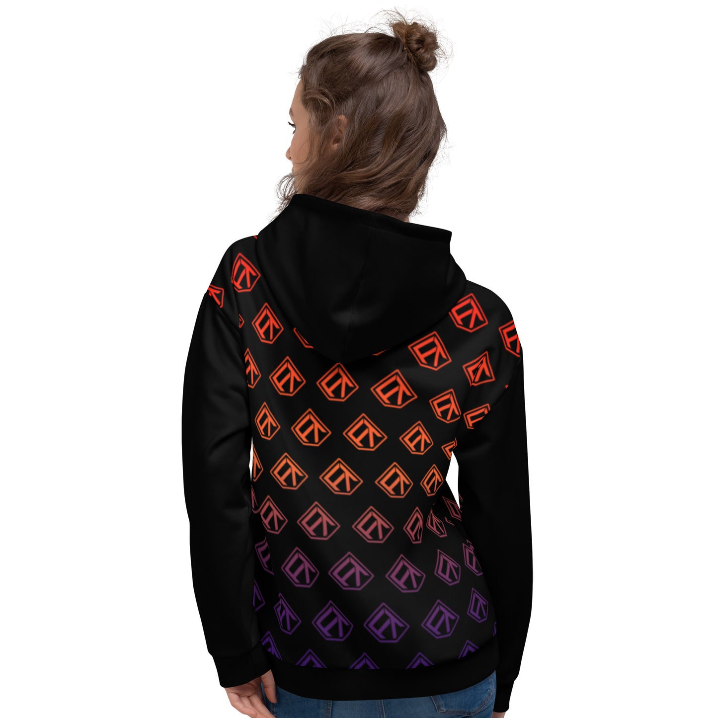 FlighTowel Premium Hoodie - Orange Fade