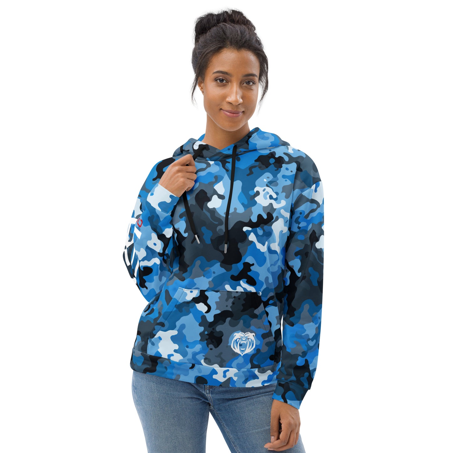 Premium Unifit Hoodie - Blue Camo