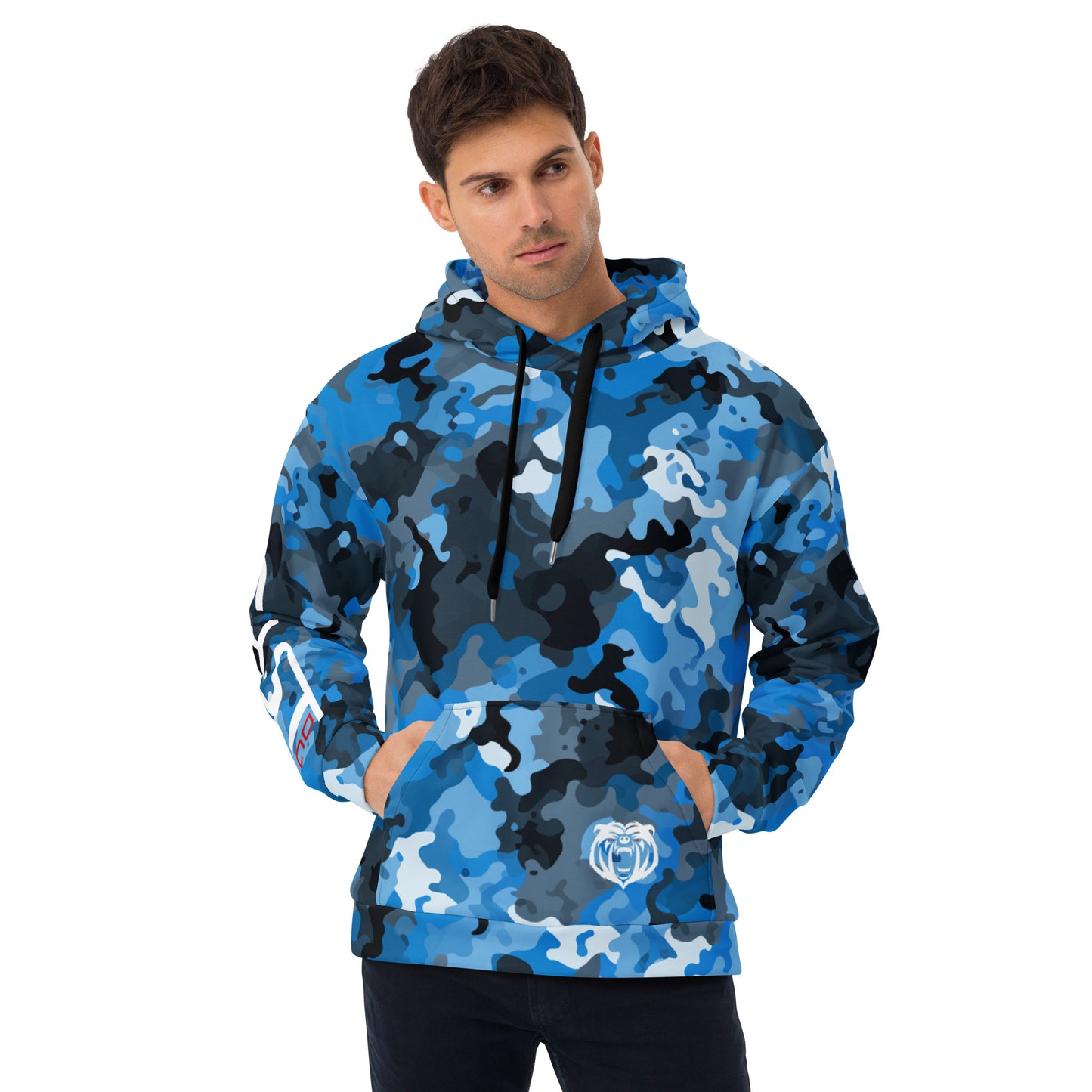 Premium Unifit Hoodie - Blue Camo