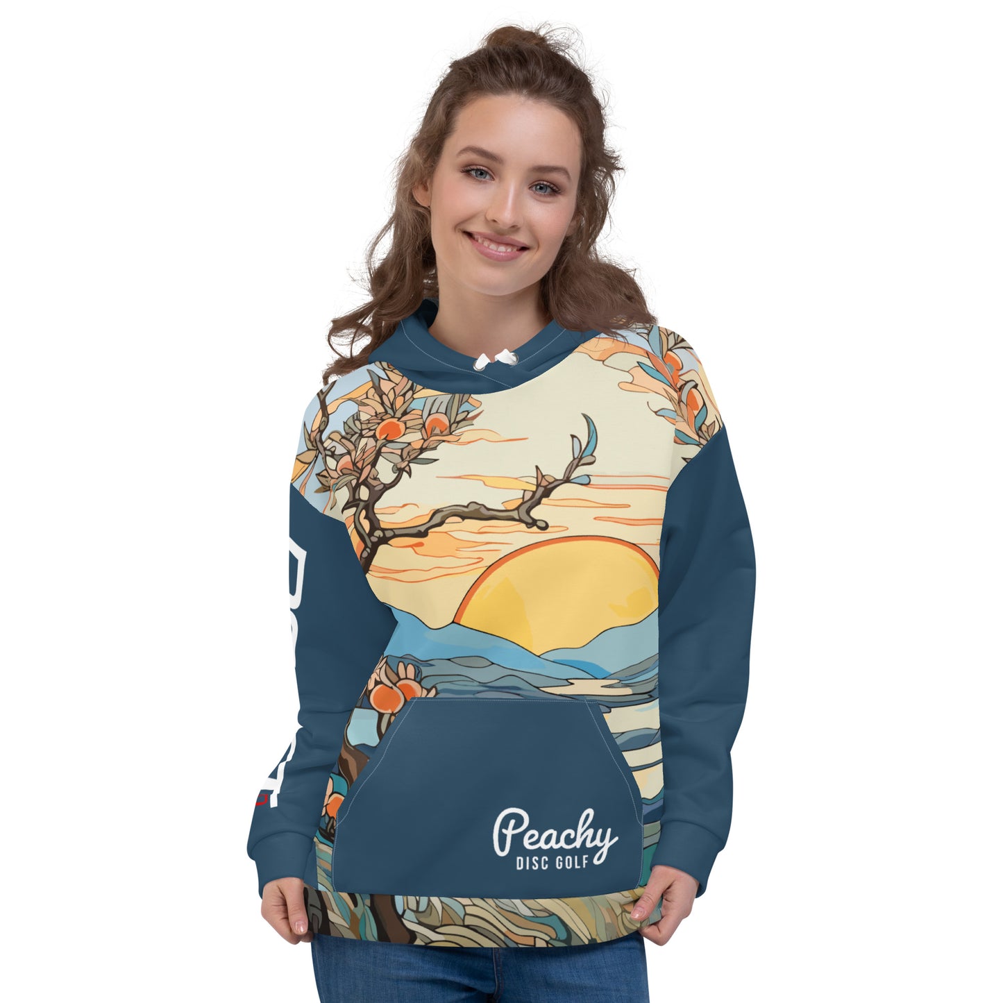 Peachy Disc Golf - Premium Hoodie - Slate Blue