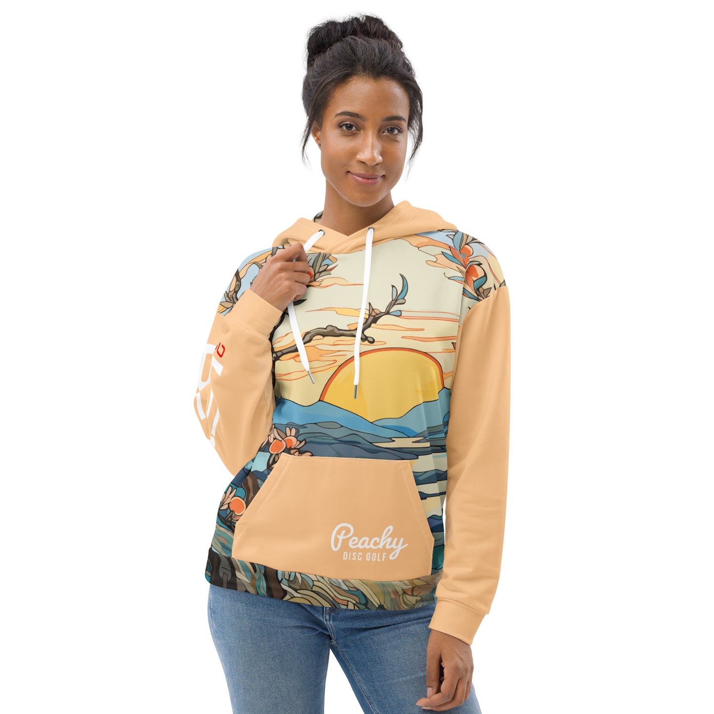 Peachy Disc Golf - Premium Hoodie - Peach