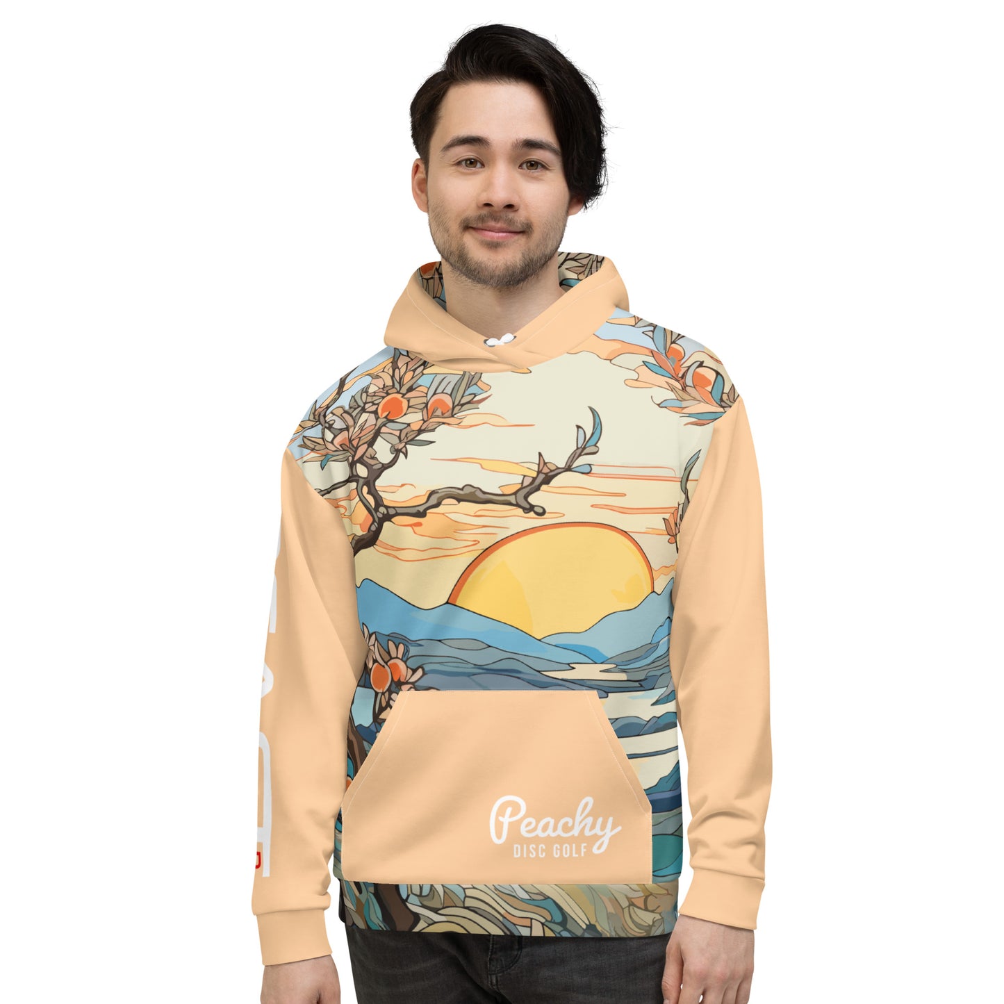Peachy Disc Golf - Premium Hoodie - Peach