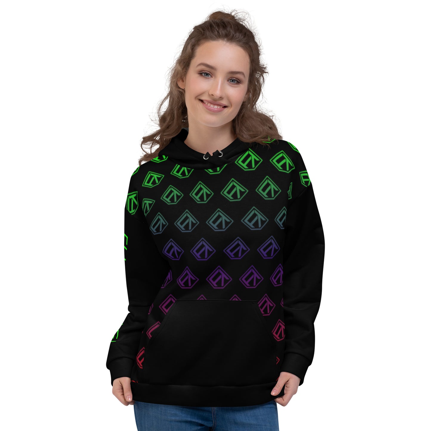 FlighTowel Premium Hoodie - Green Fade