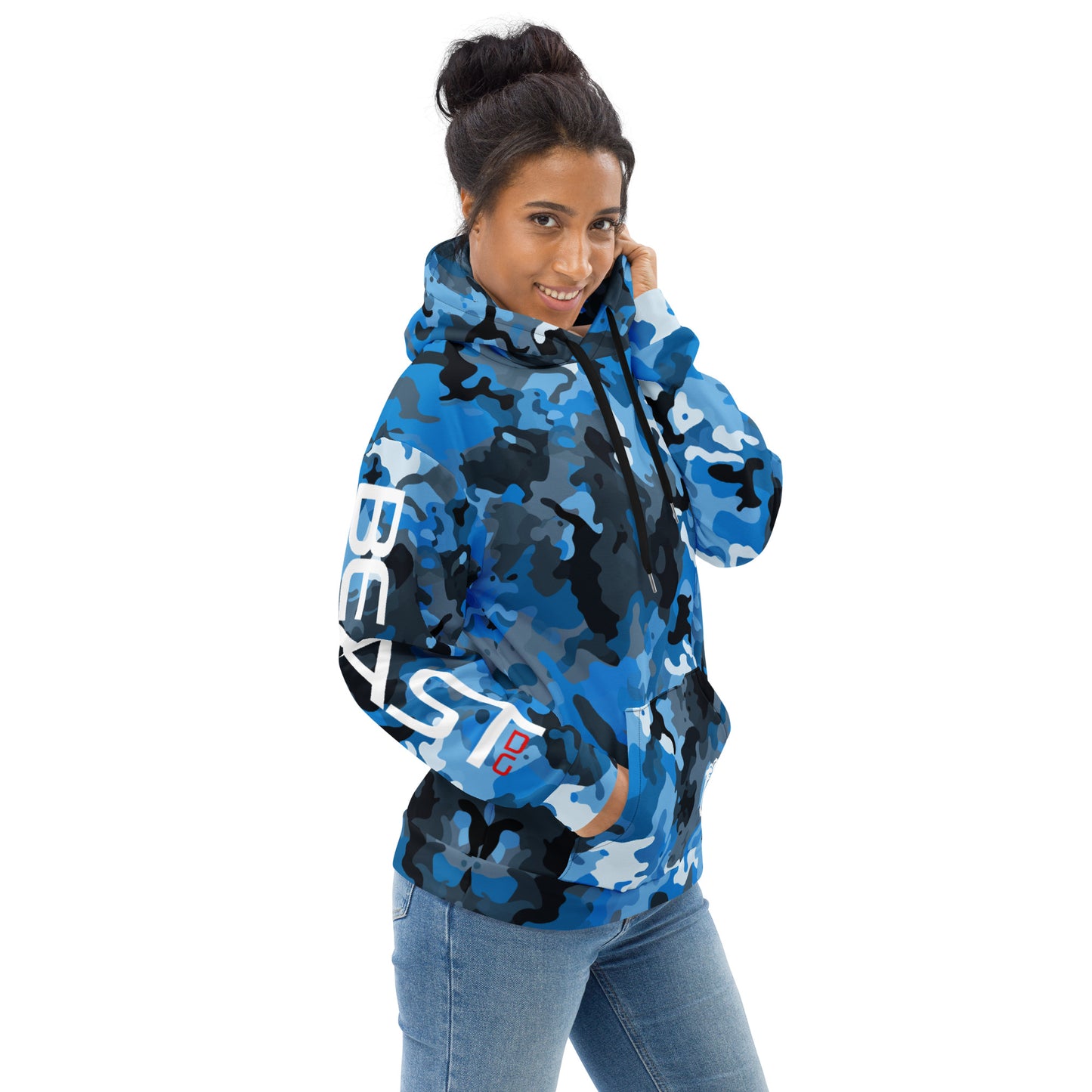 Premium Unifit Hoodie - Blue Camo