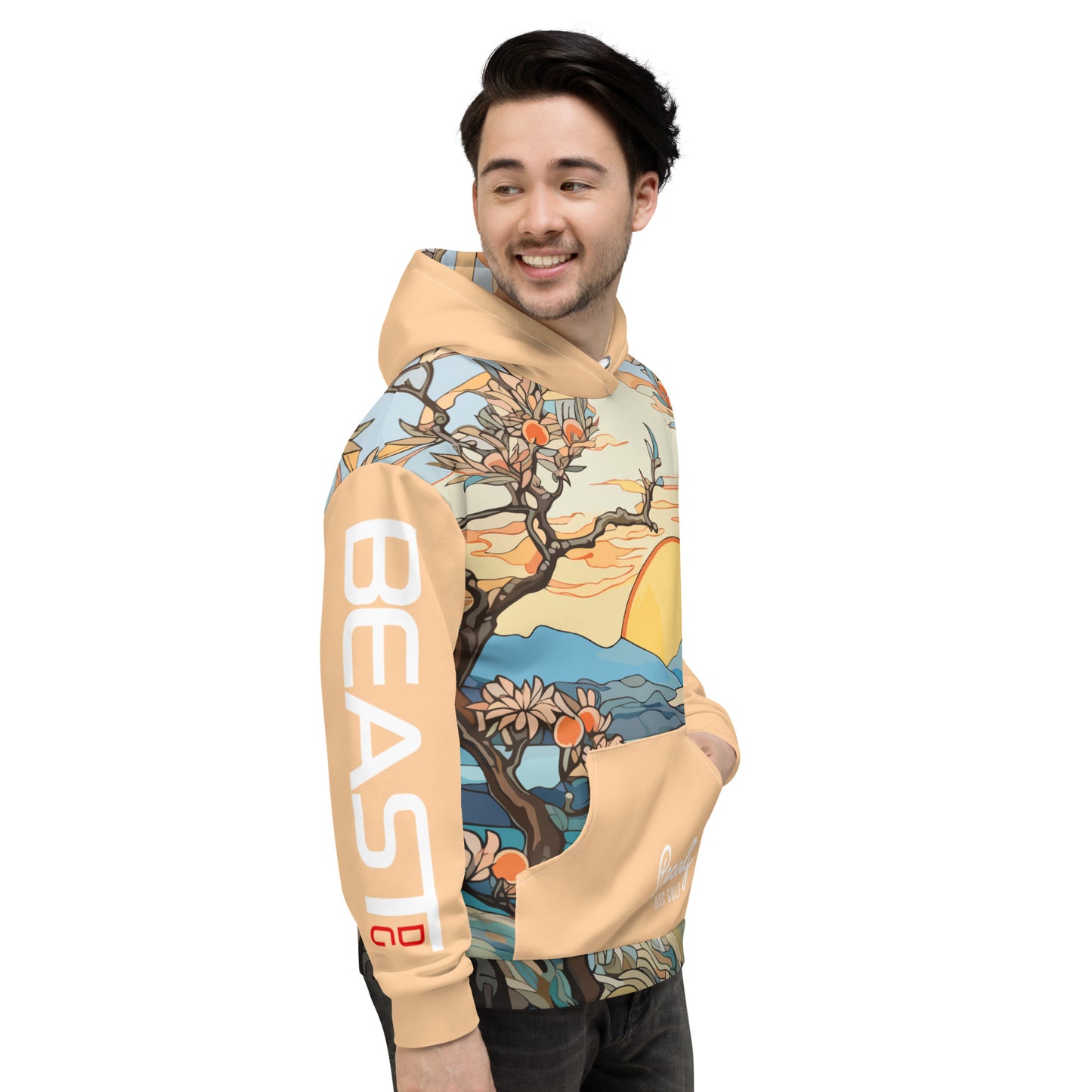 Peachy Disc Golf - Premium Hoodie - Peach