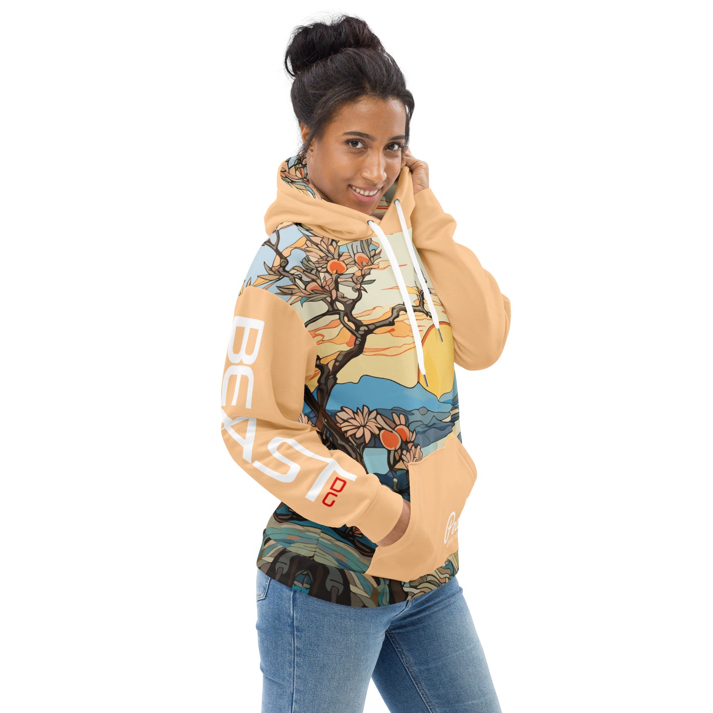Peachy Disc Golf - Premium Hoodie - Peach