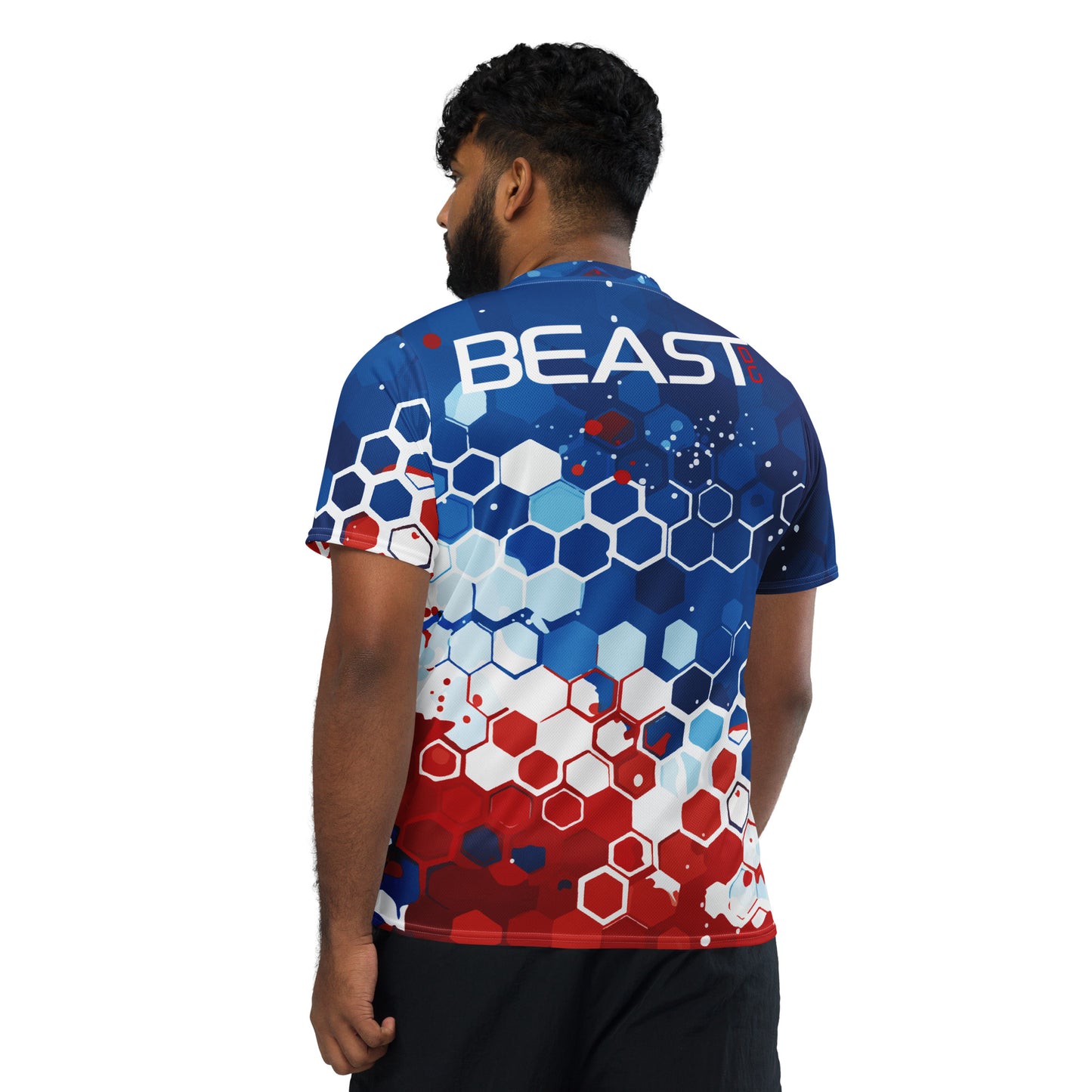 Recycled Unisex Jersey - USA Honeycomb