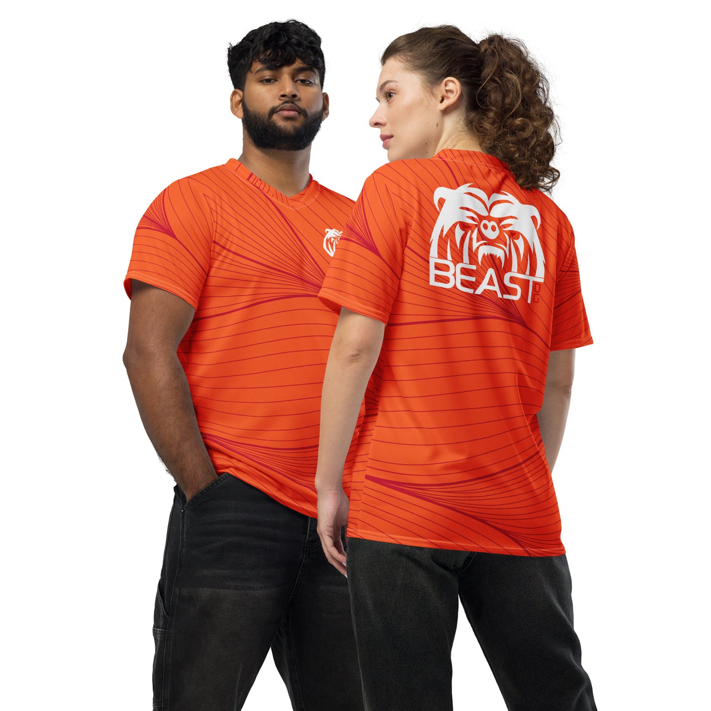 Recycled Unisex Jersey - Orange