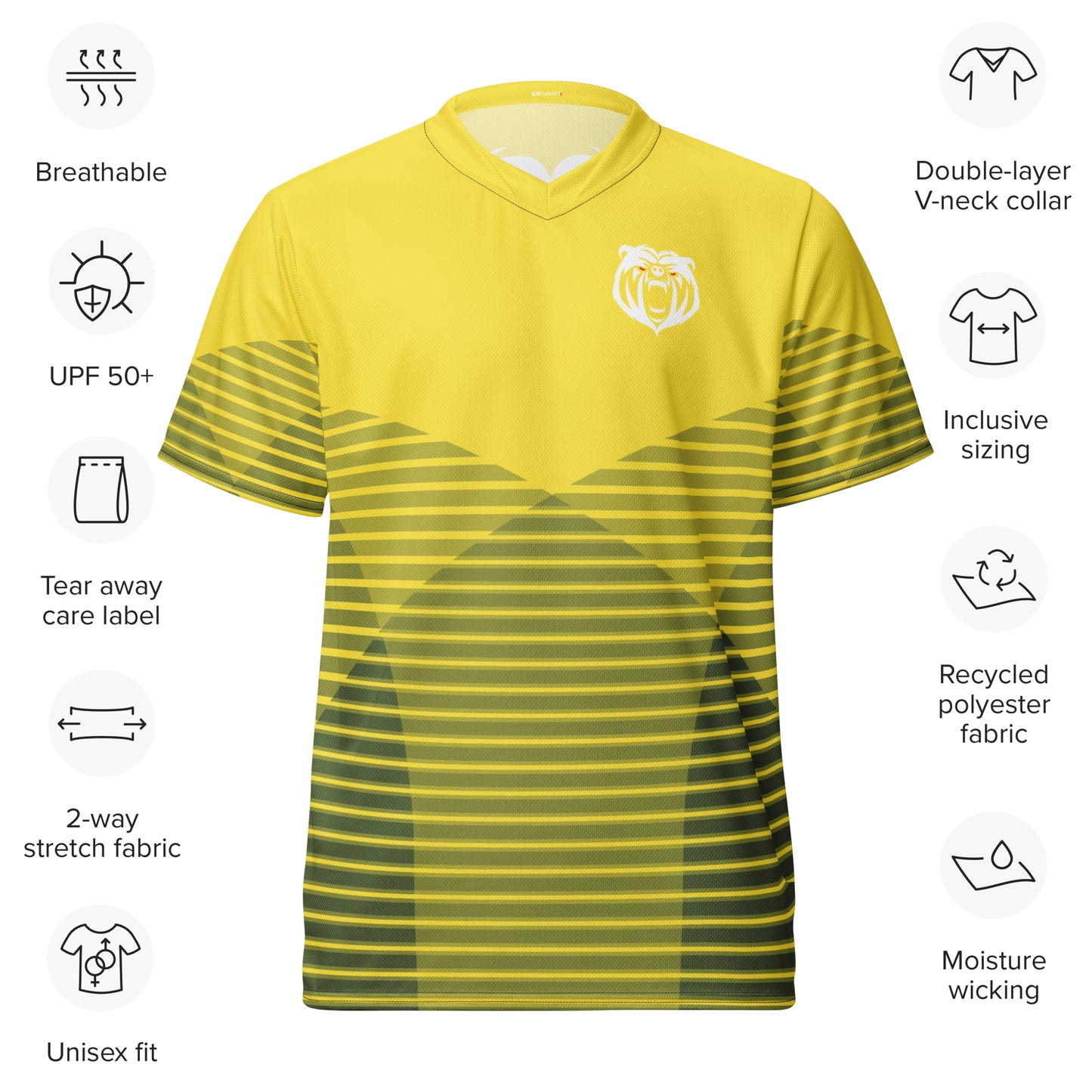 Recycled Unisex Jersey - Gold