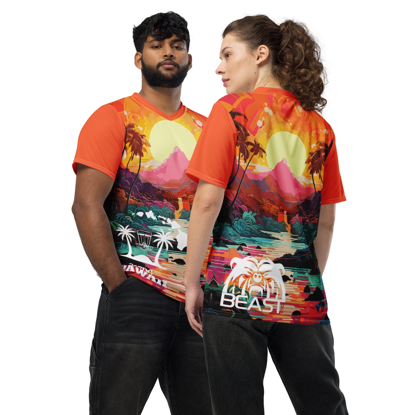 Hawaii DG Custom Jersey - Neon Landscape