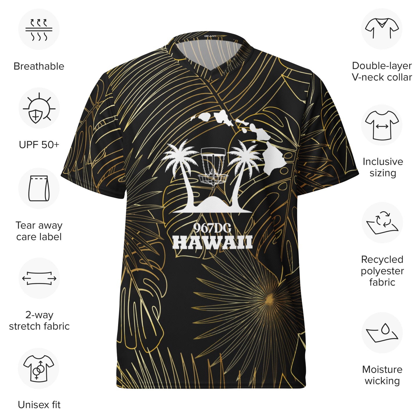 Hawaii DG Custom Jersey - Monstera