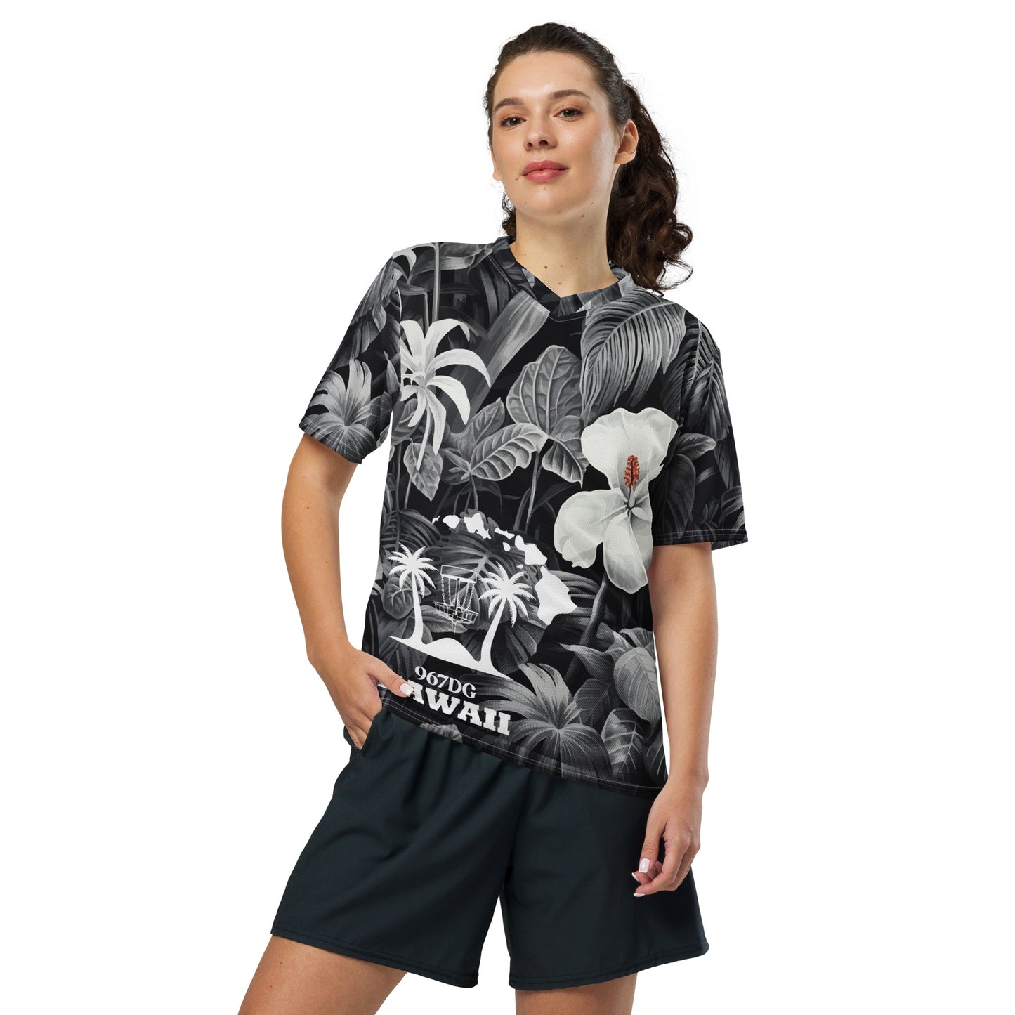 Hawaii DG Custom Jersey - B&W Floral
