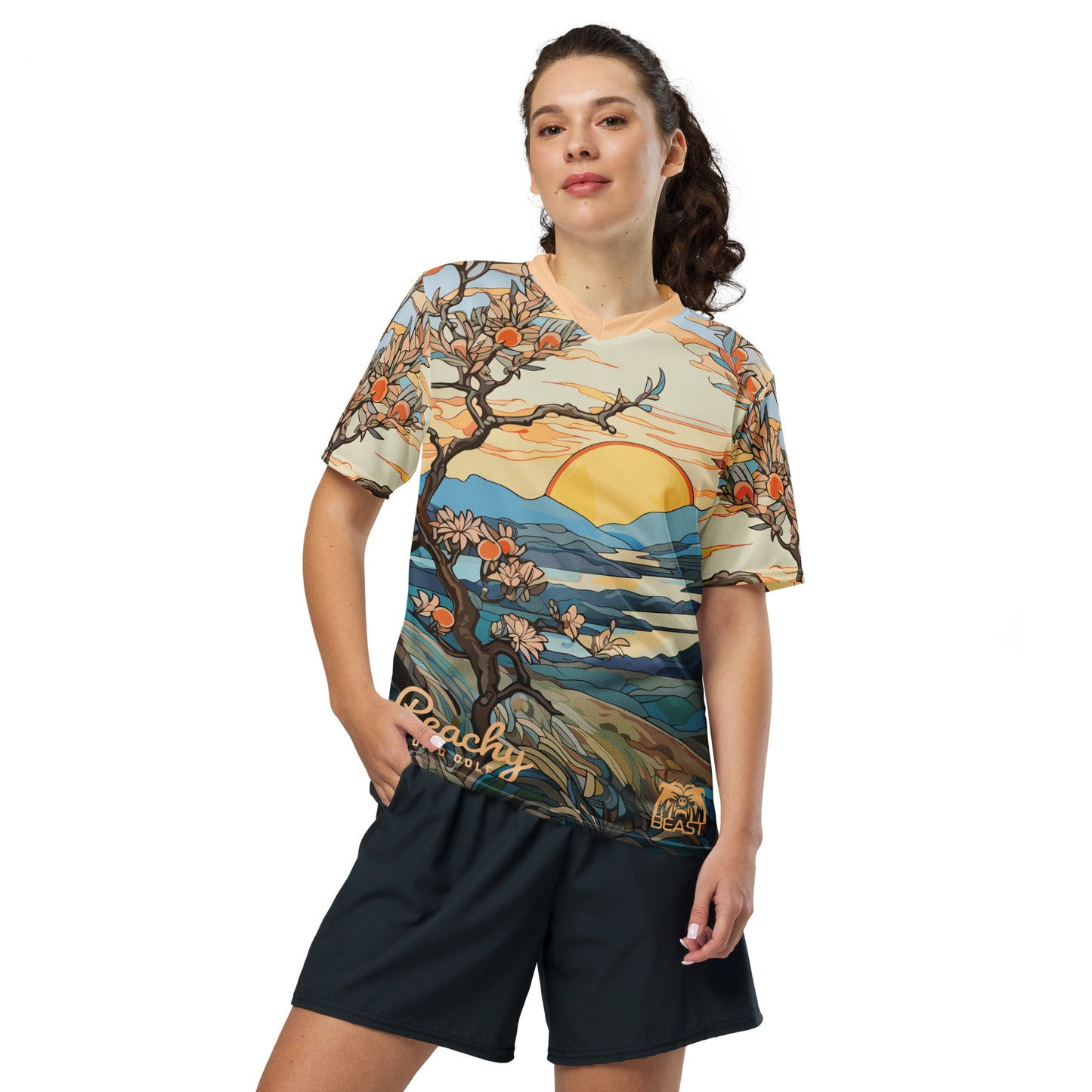 Recycled Unisex Jersey - Peachy Disc Golf