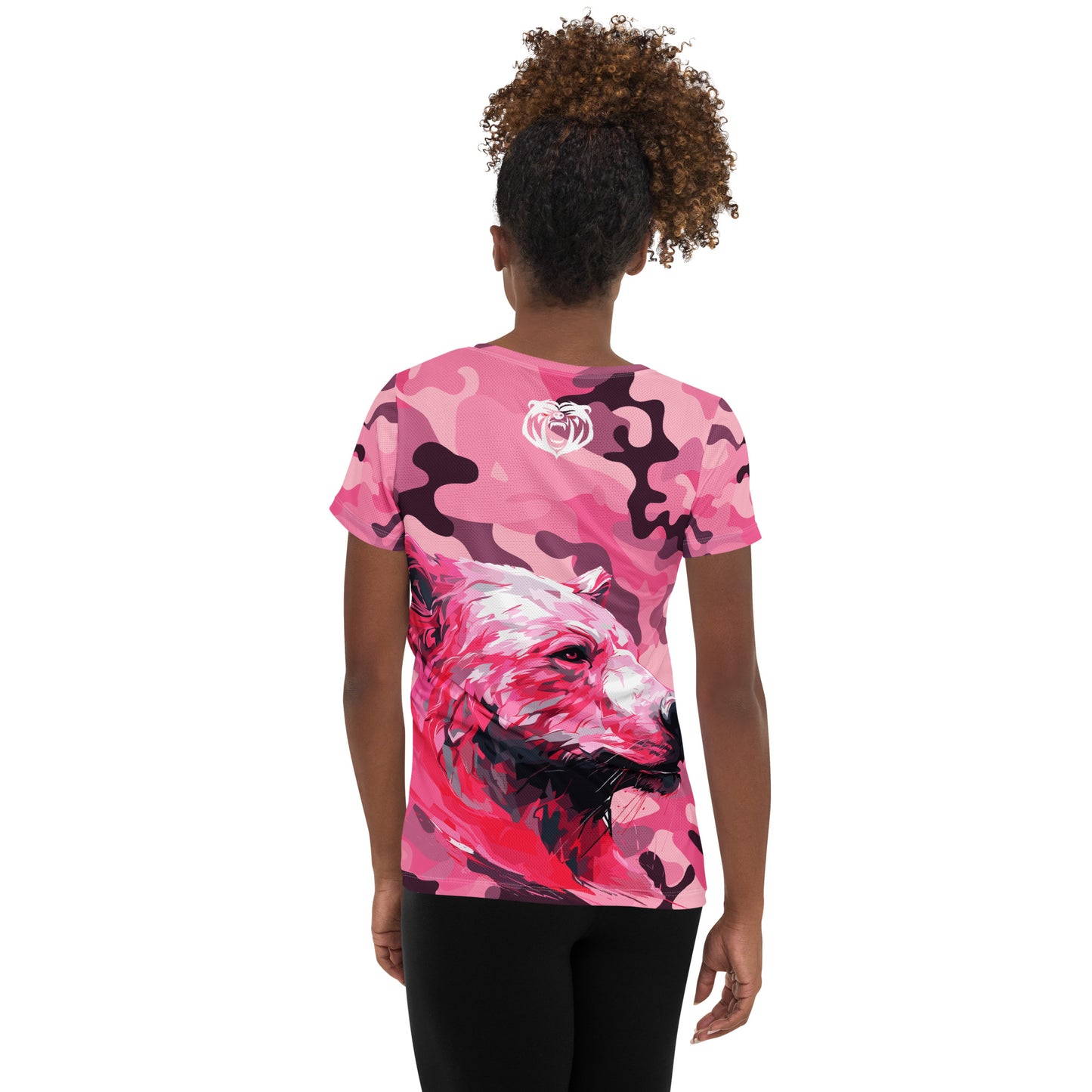Women's Jersey - Pink Camo Bear
