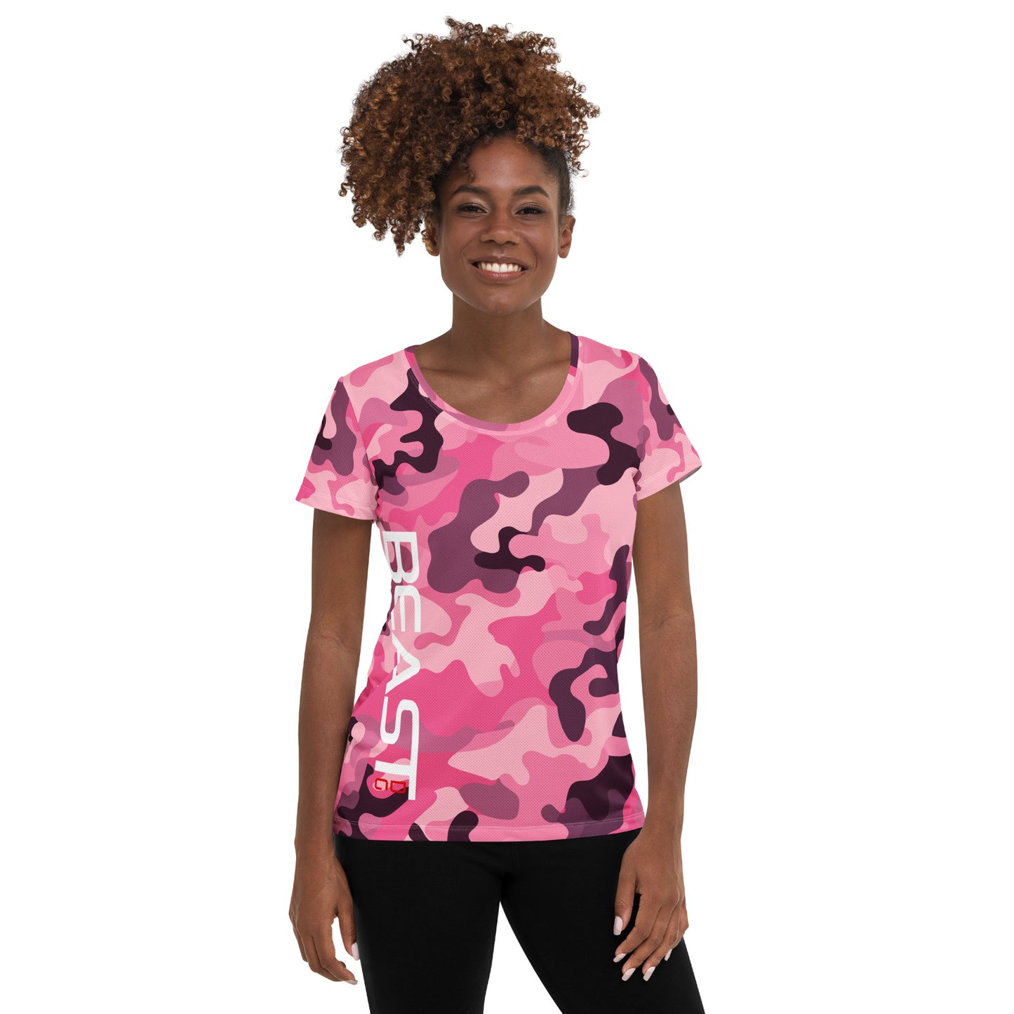 Women's Jersey - Pink Camo Bear