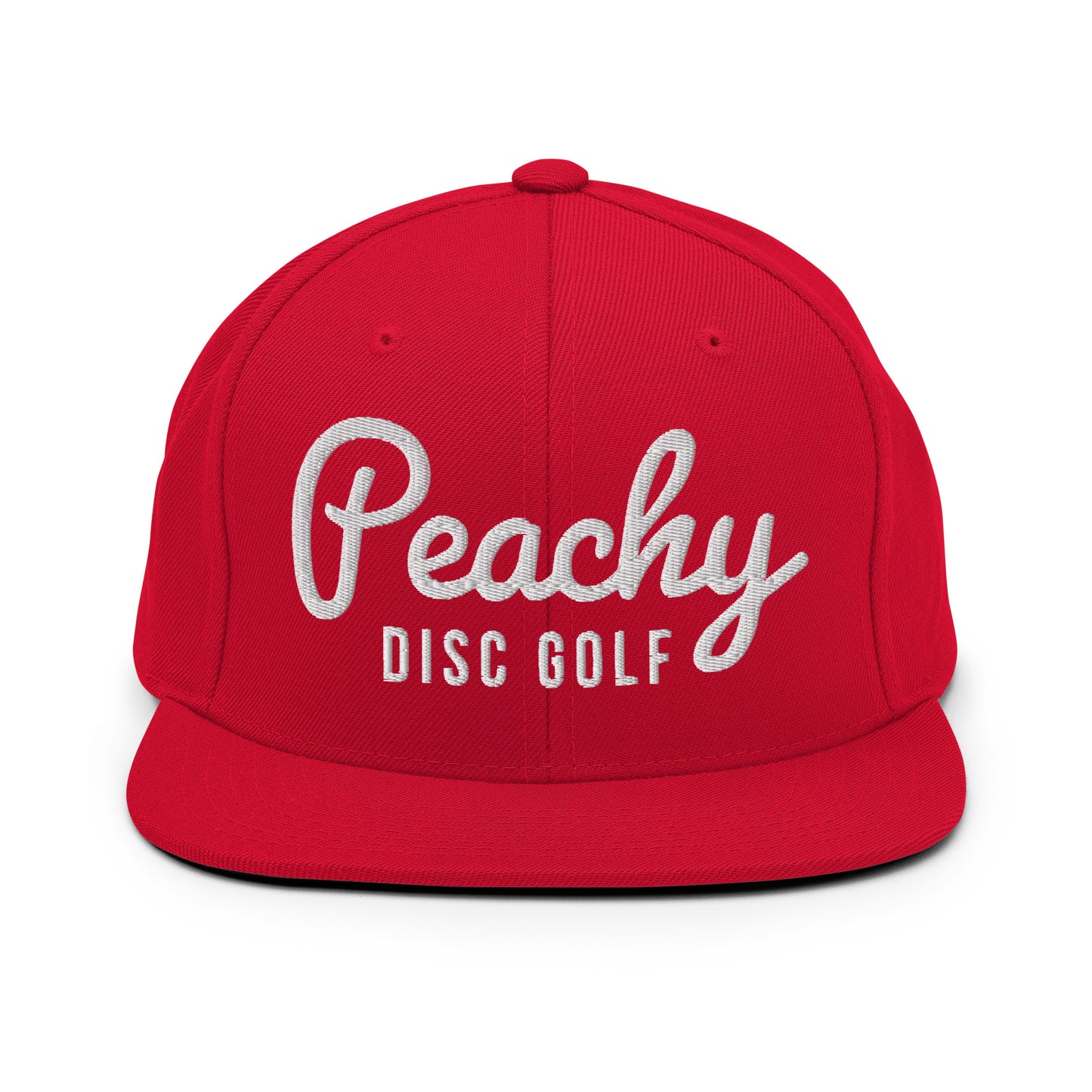 Flat-brim Snapback - Peachy Disc Golf