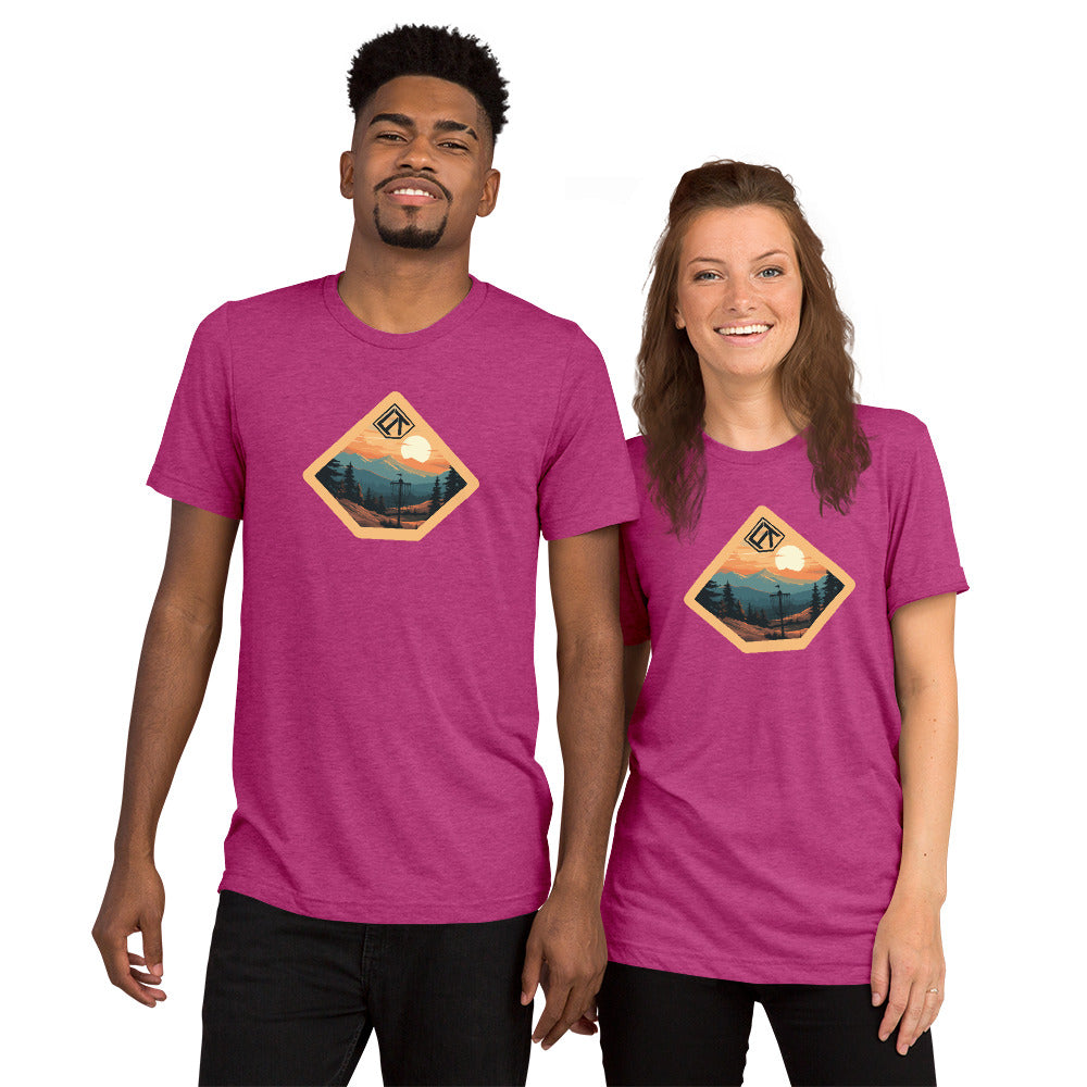 FlighTowel Tri-blend T - Northwest Sunset