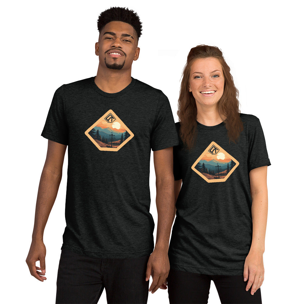 FlighTowel Tri-blend T - Northwest Sunset