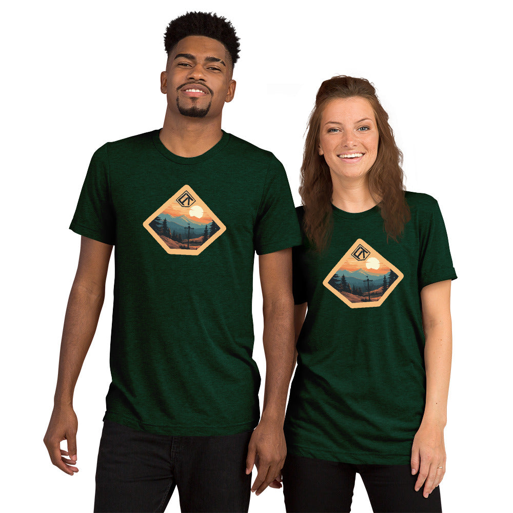 FlighTowel Tri-blend T - Northwest Sunset