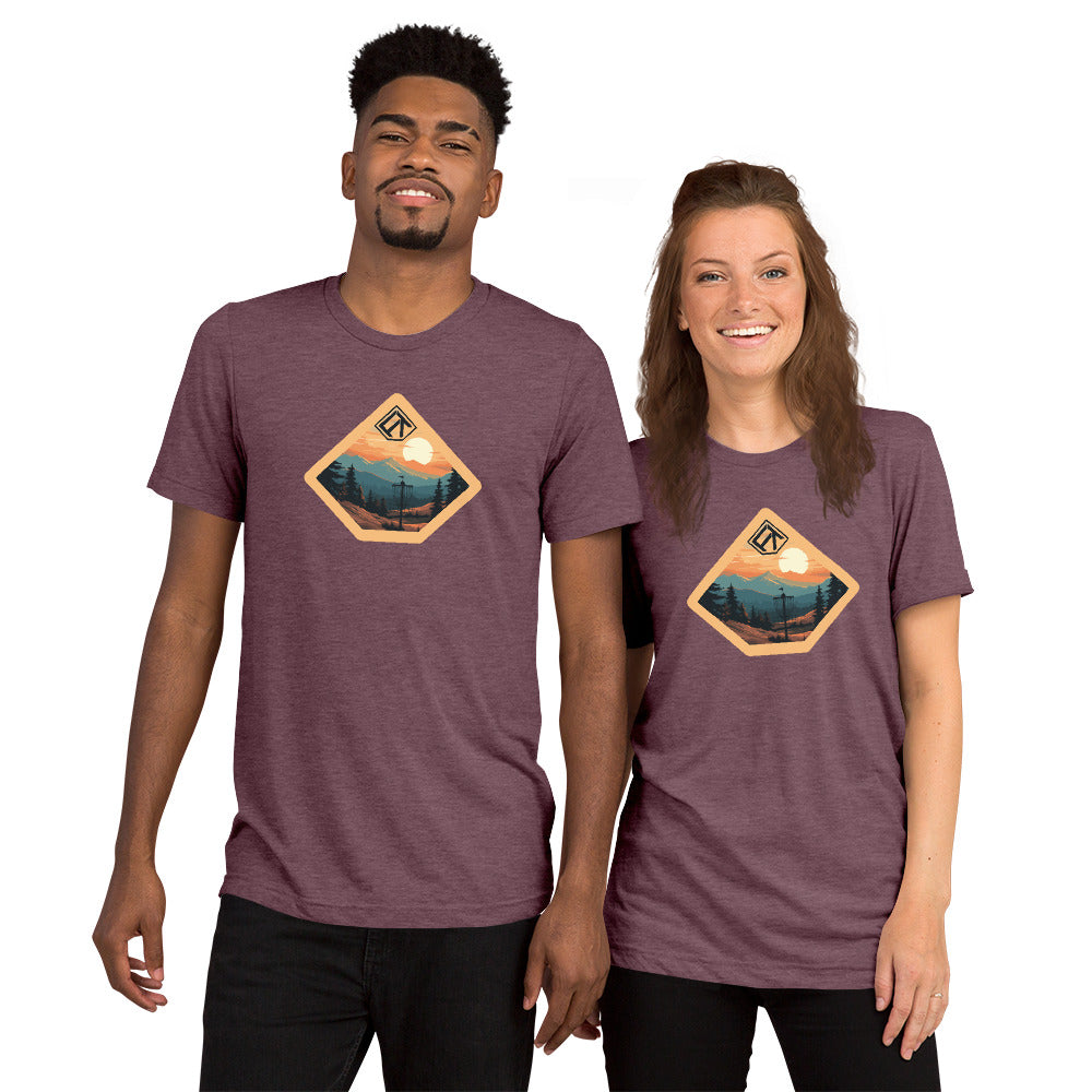FlighTowel Tri-blend T - Northwest Sunset