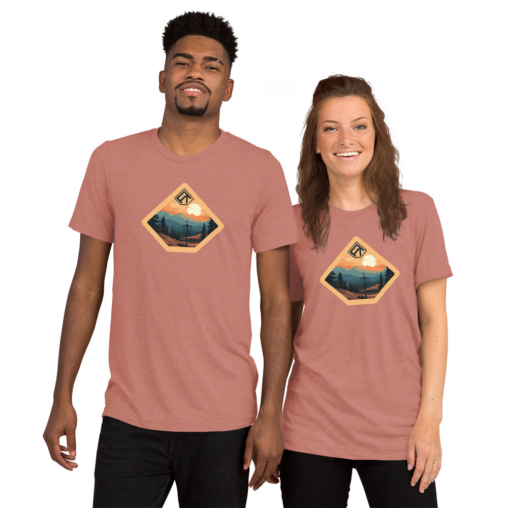 FlighTowel Tri-blend T - Northwest Sunset