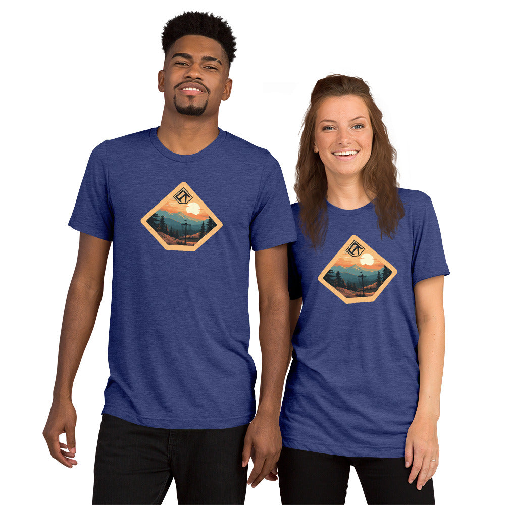 FlighTowel Tri-blend T - Northwest Sunset