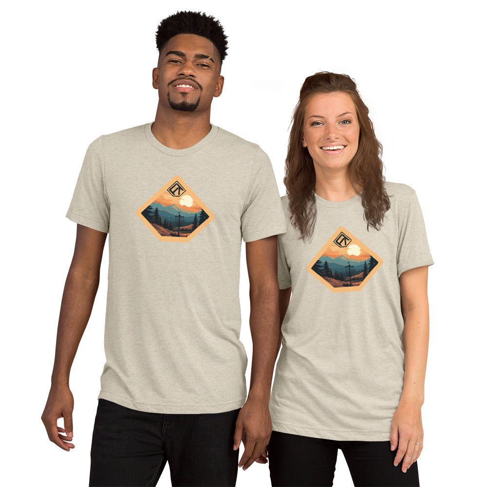 FlighTowel Tri-blend T - Northwest Sunset