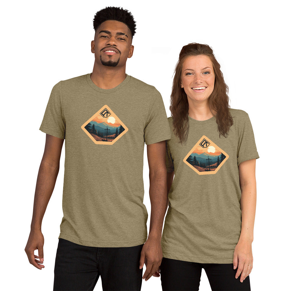 FlighTowel Tri-blend T - Northwest Sunset