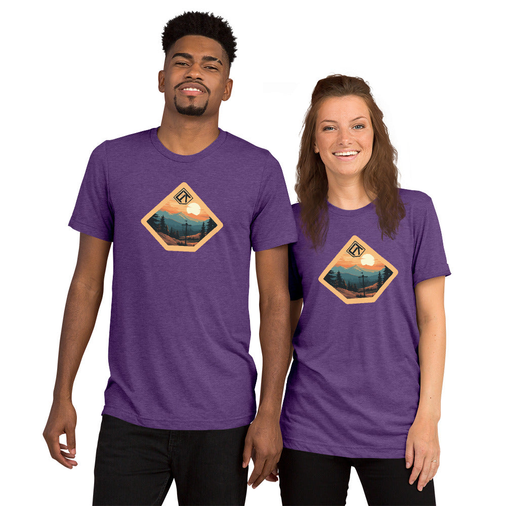 FlighTowel Tri-blend T - Northwest Sunset