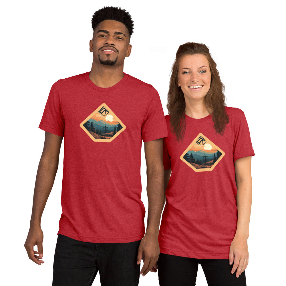 FlighTowel Tri-blend T - Northwest Sunset