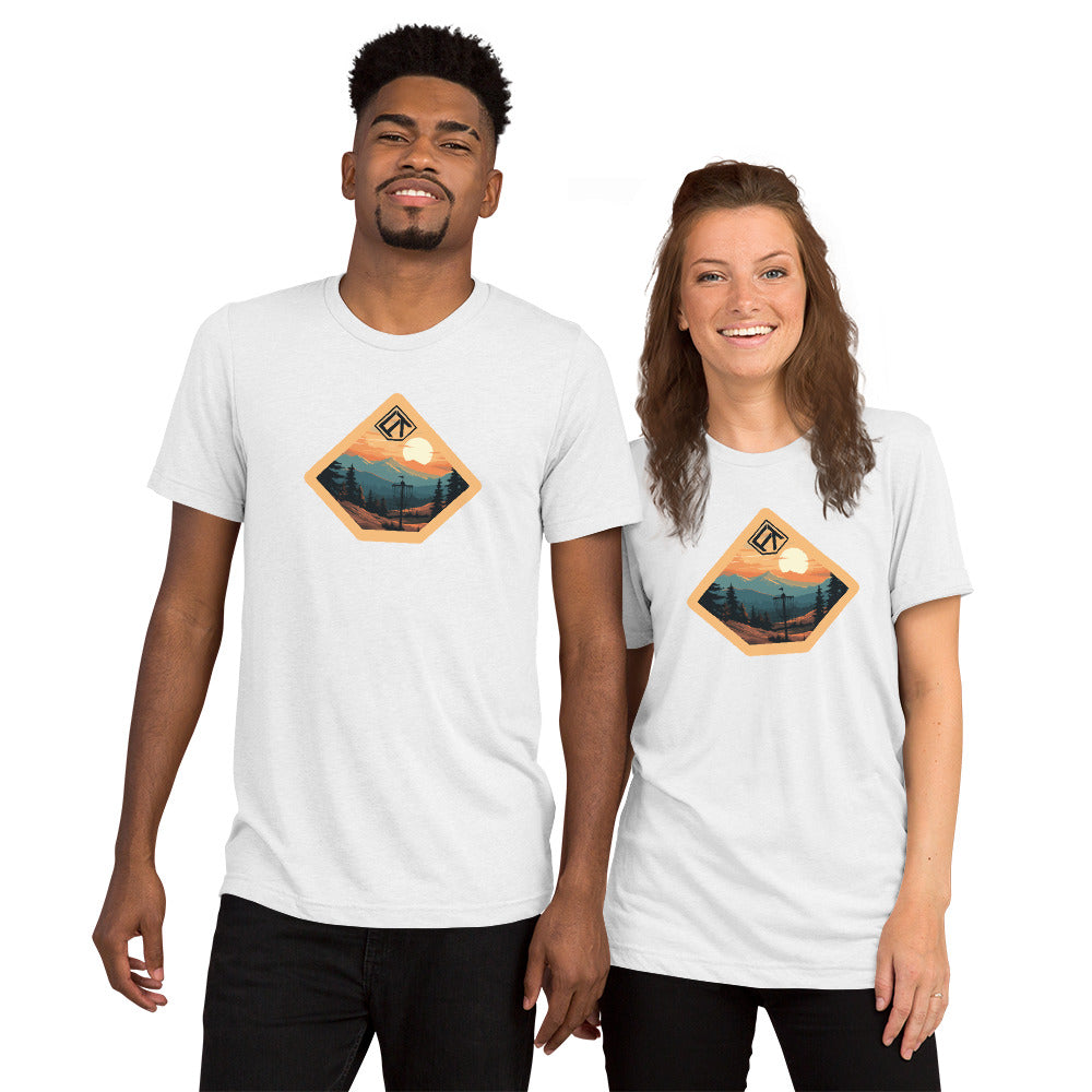 FlighTowel Tri-blend T - Northwest Sunset