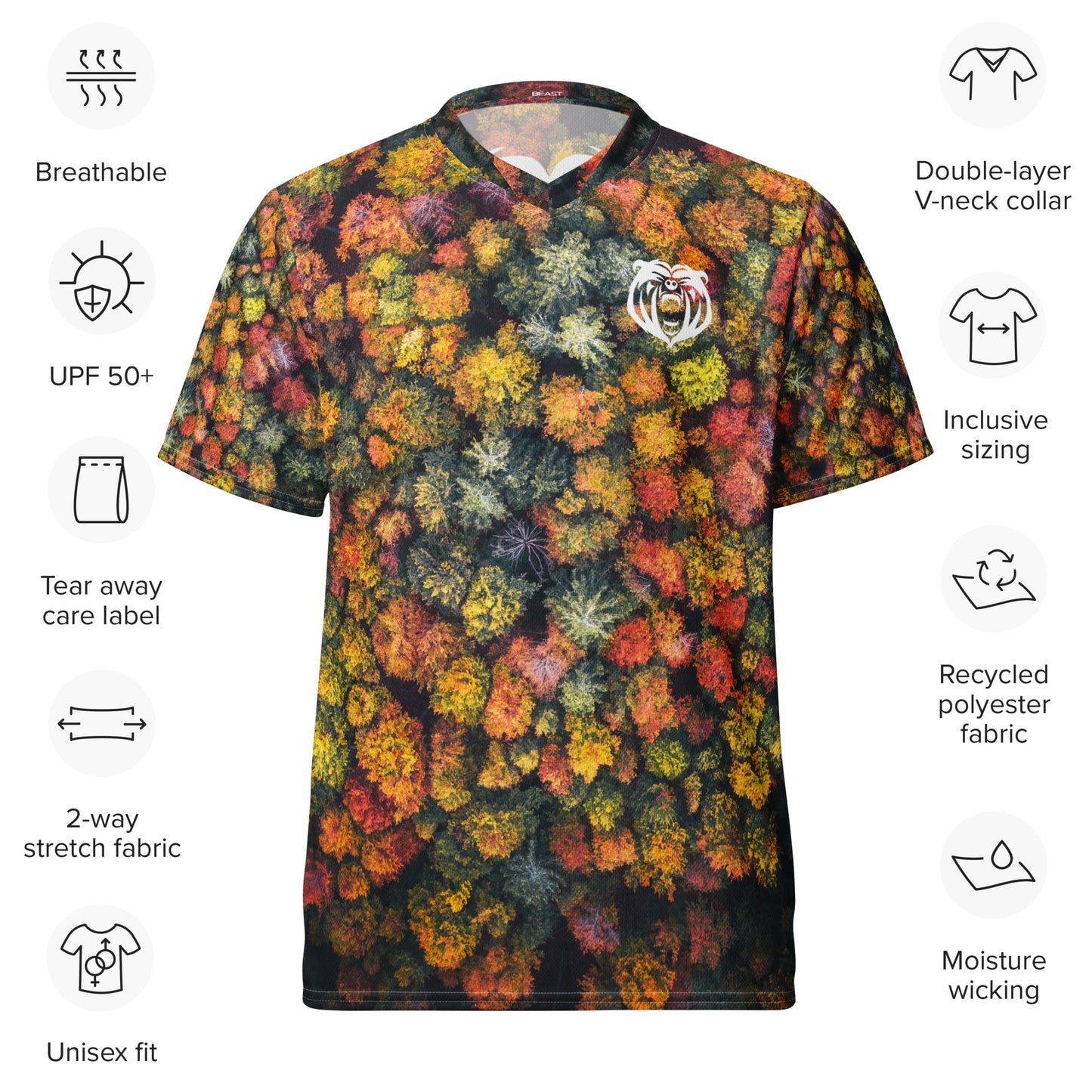 Recycled Unisex Jersey - Forest