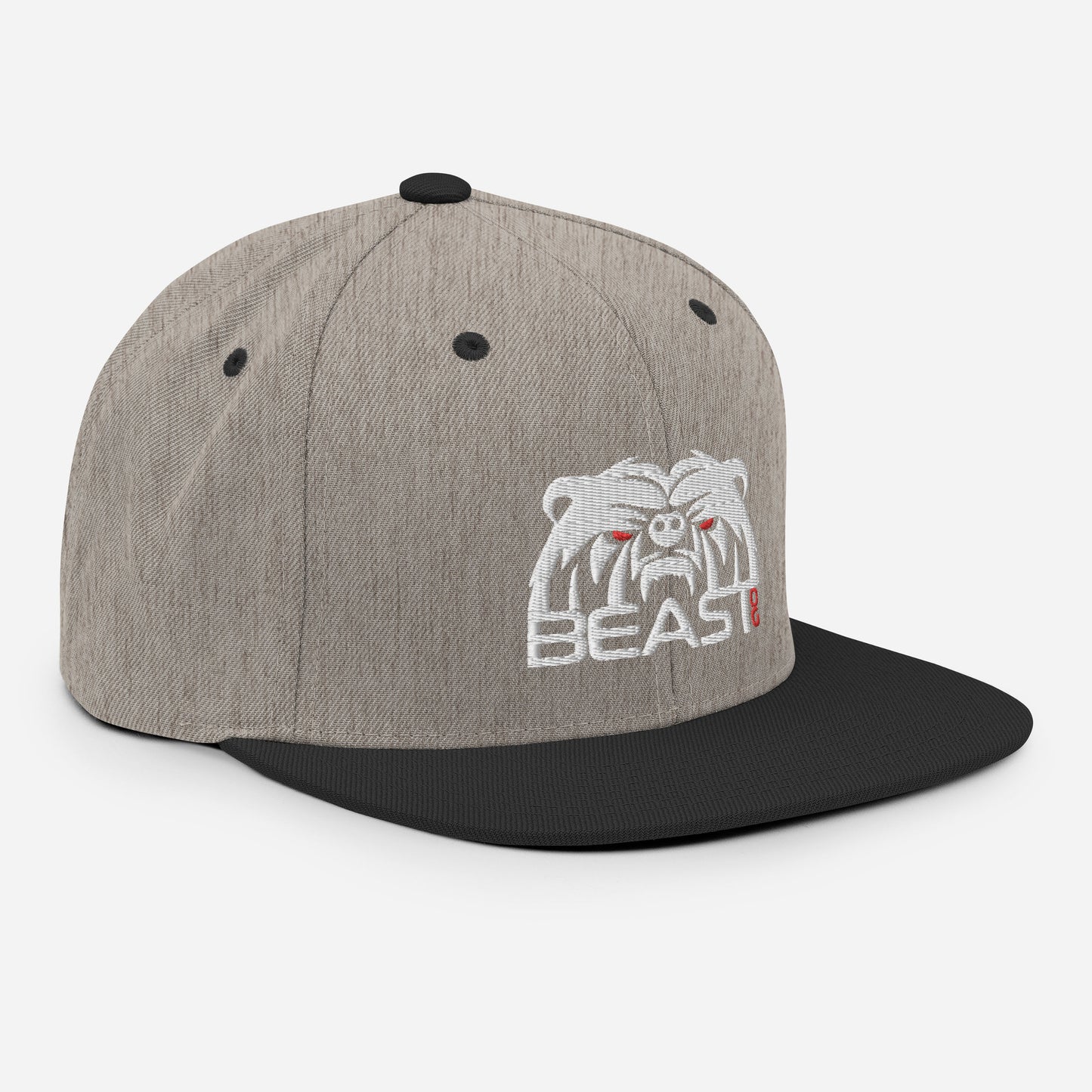 Flat-brim Snapback