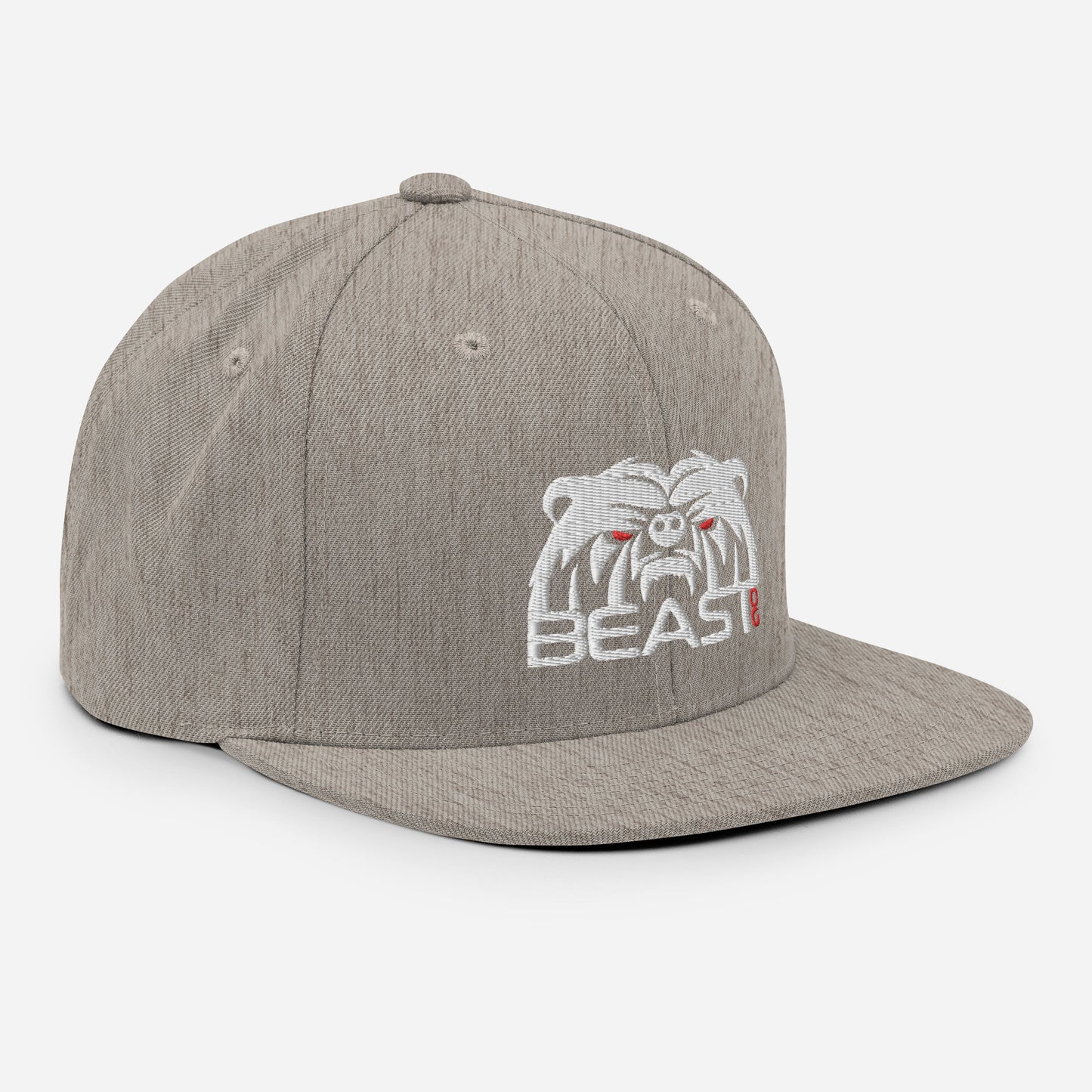 Flat-brim Snapback