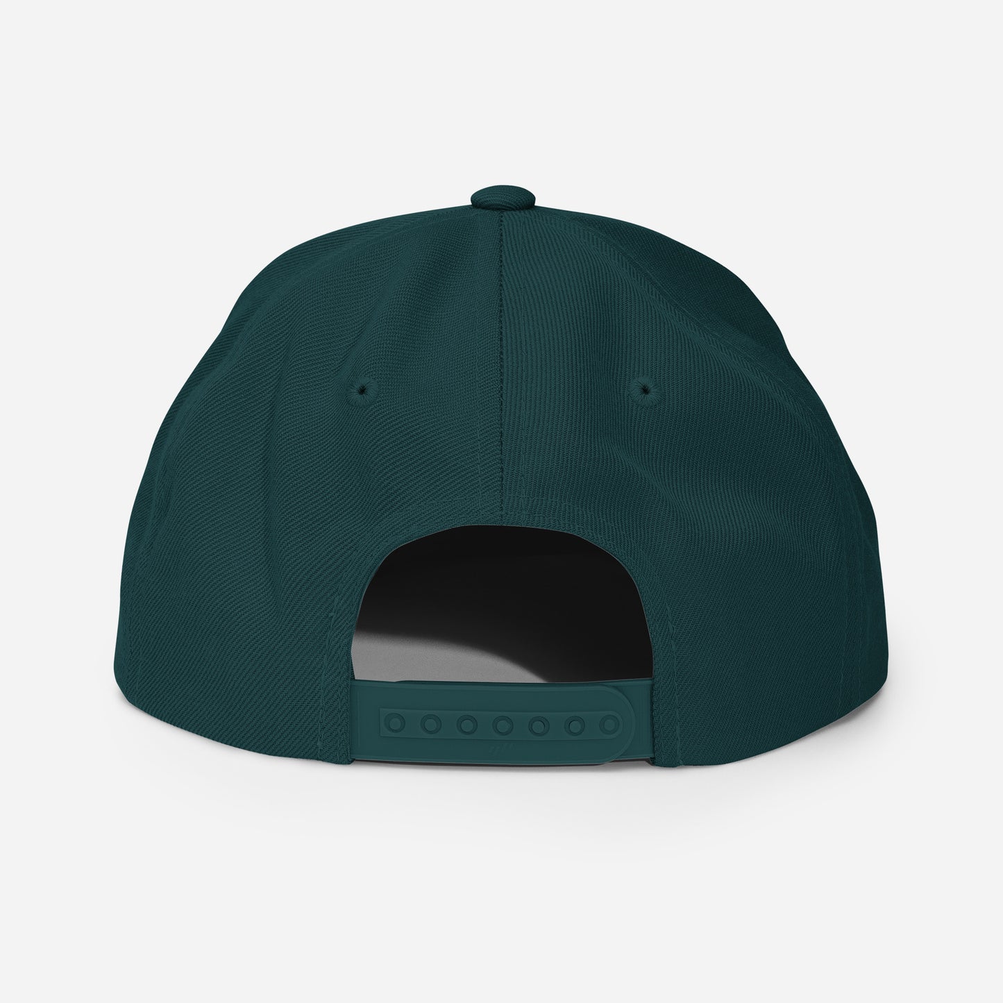 Flat-brim Snapback