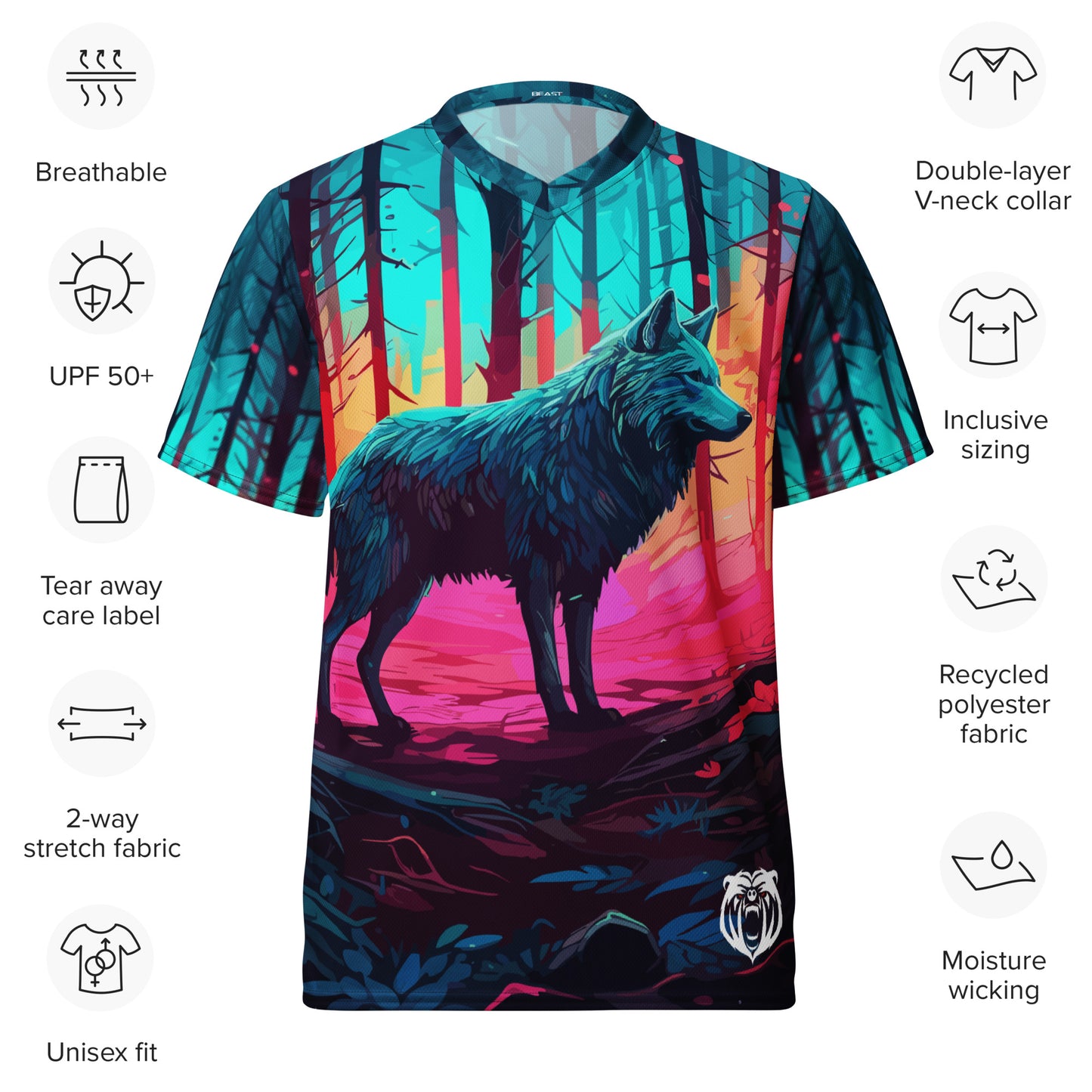 Recycled Unisex Jersey - Lone Wolf