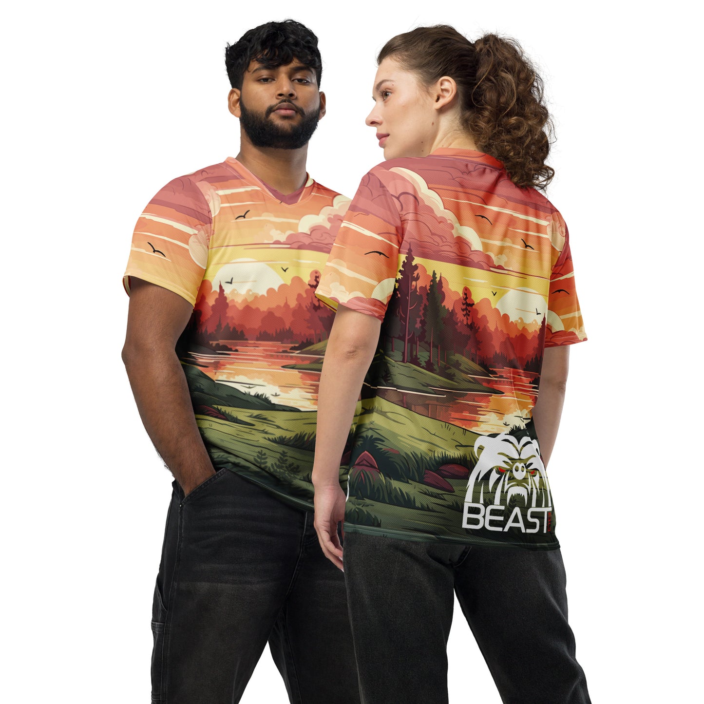 Recycled Unisex Jersey - Sunset