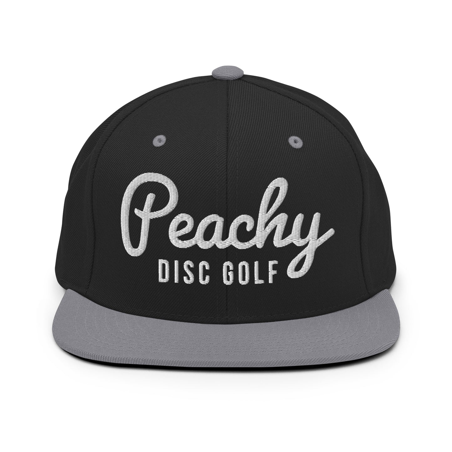 Flat-brim Snapback - Peachy Disc Golf