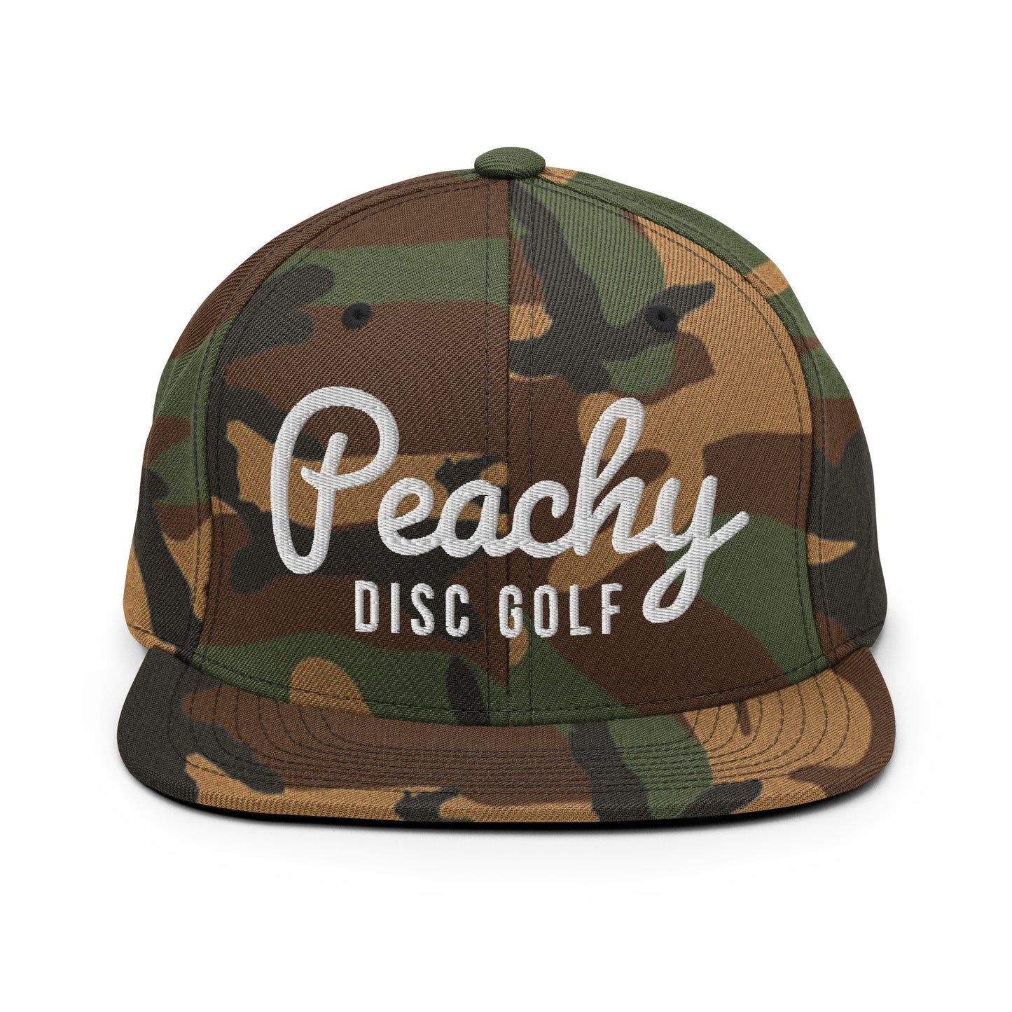 Flat-brim Snapback - Peachy Disc Golf