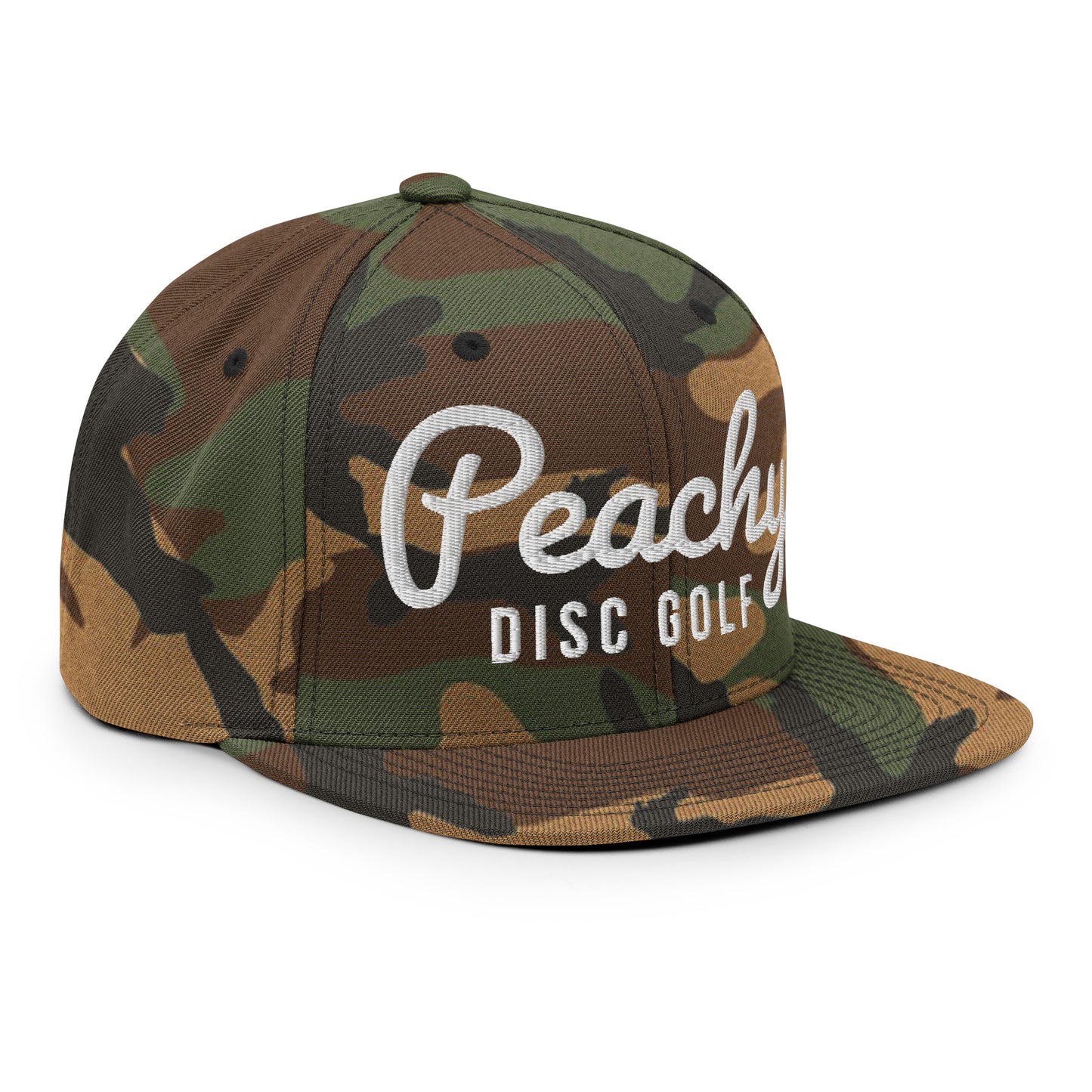 Flat-brim Snapback - Peachy Disc Golf