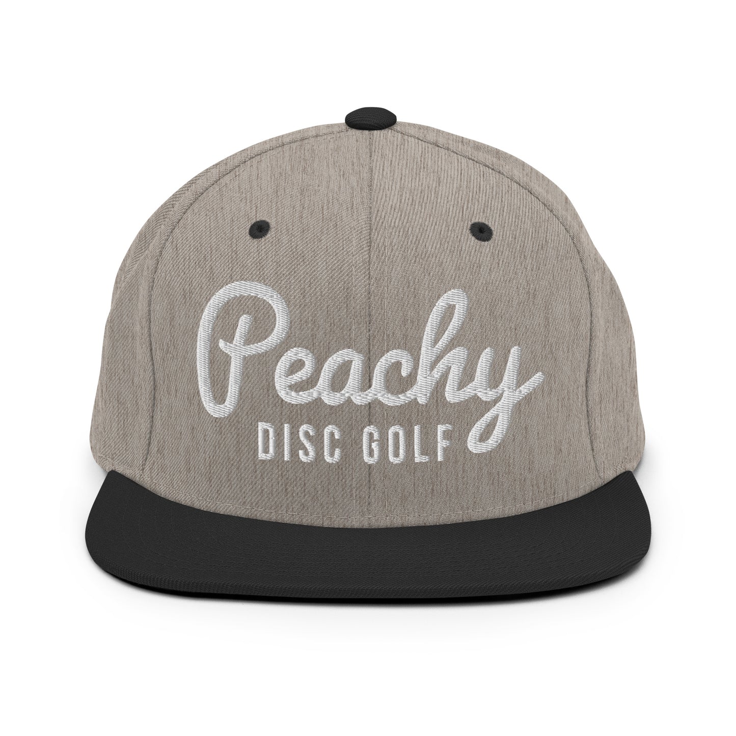 Flat-brim Snapback - Peachy Disc Golf