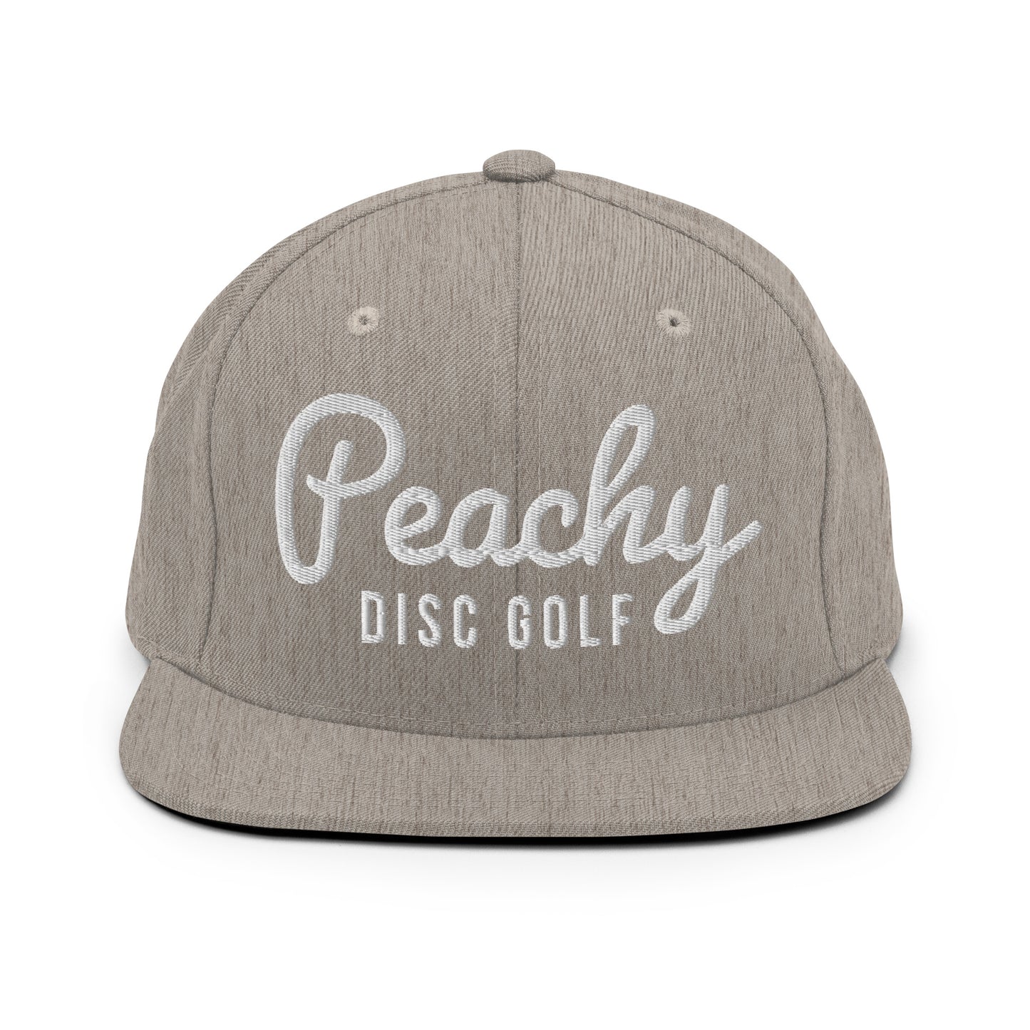 Flat-brim Snapback - Peachy Disc Golf