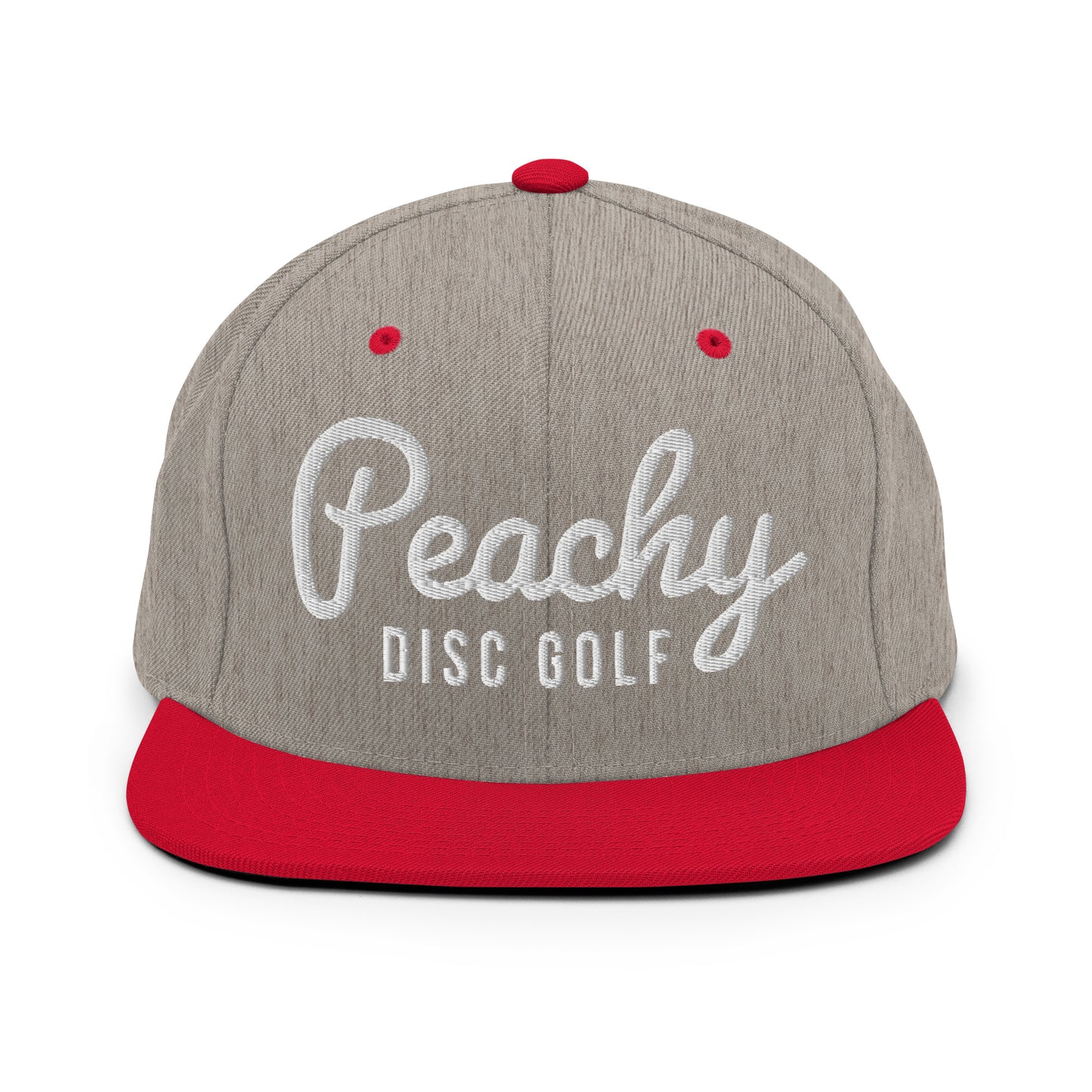 Flat-brim Snapback - Peachy Disc Golf