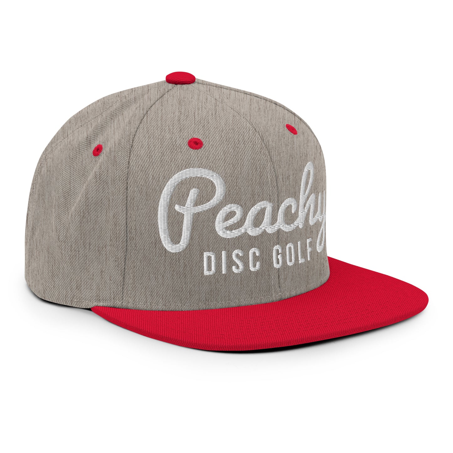 Flat-brim Snapback - Peachy Disc Golf