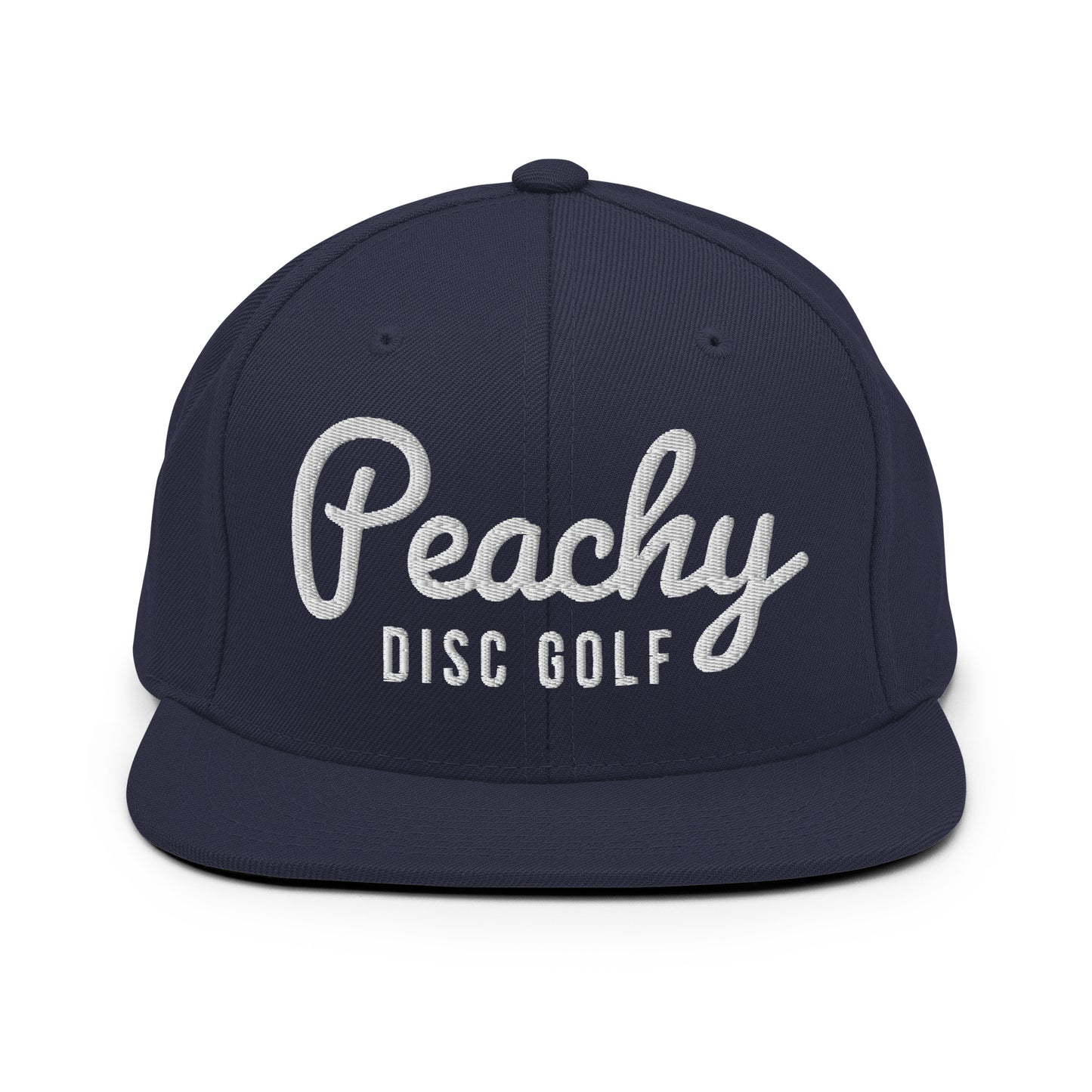 Flat-brim Snapback - Peachy Disc Golf