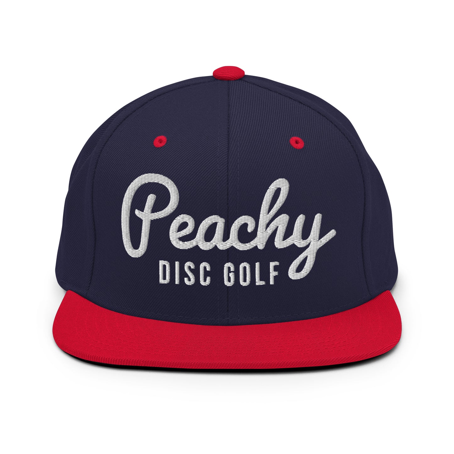 Flat-brim Snapback - Peachy Disc Golf