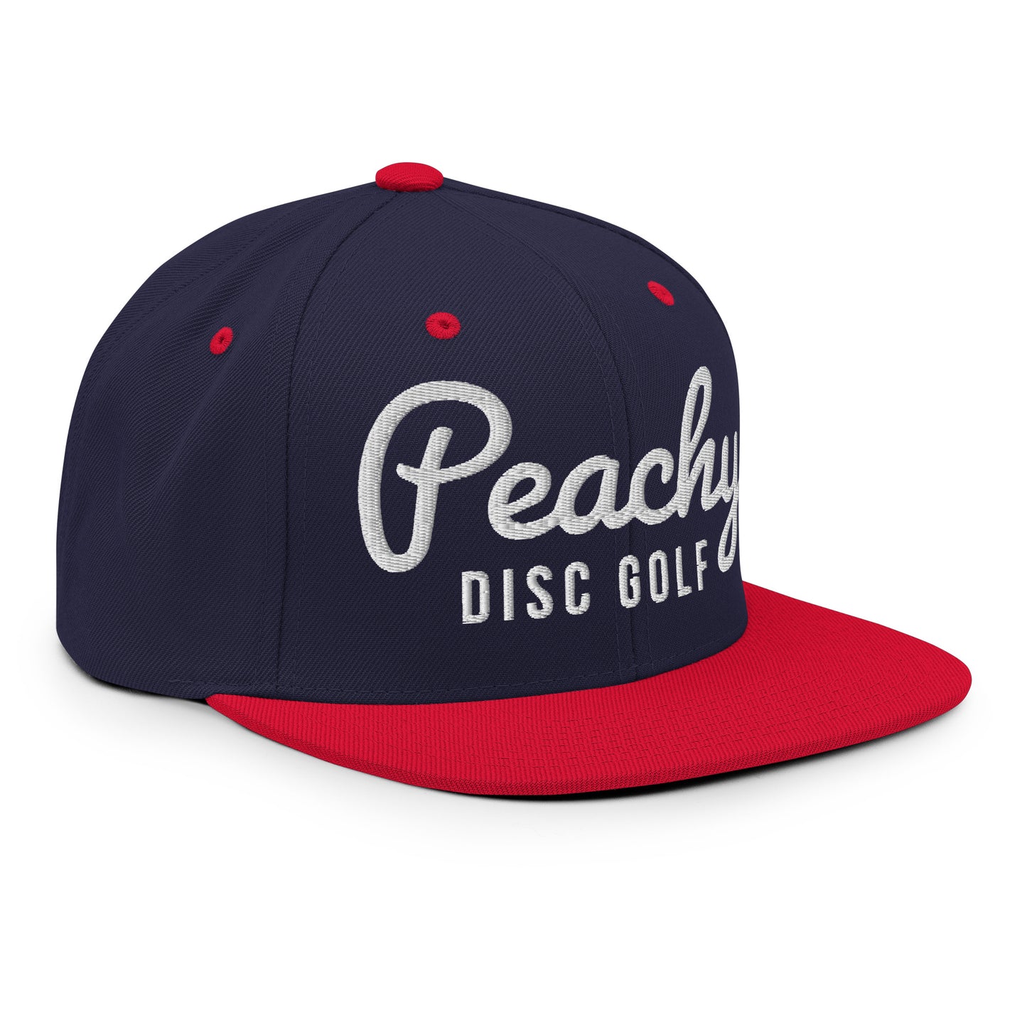 Flat-brim Snapback - Peachy Disc Golf