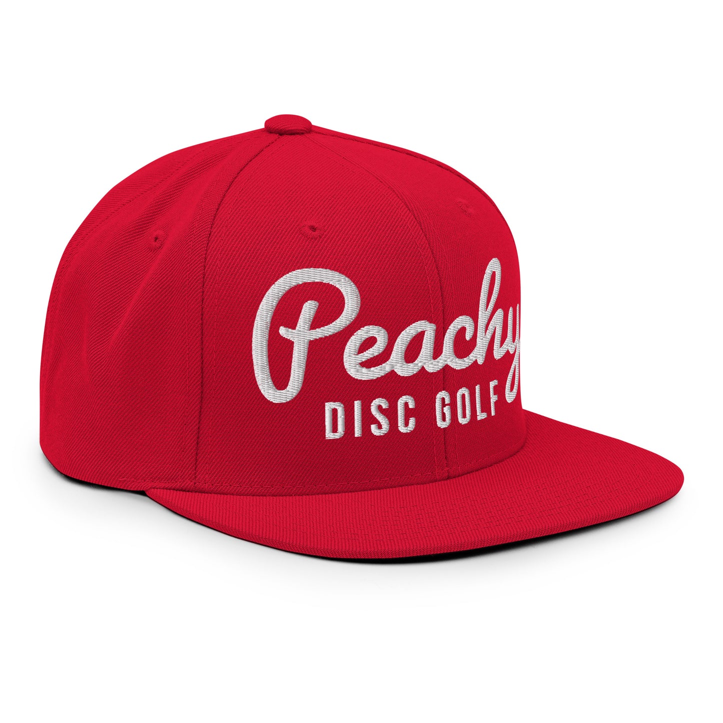 Flat-brim Snapback - Peachy Disc Golf