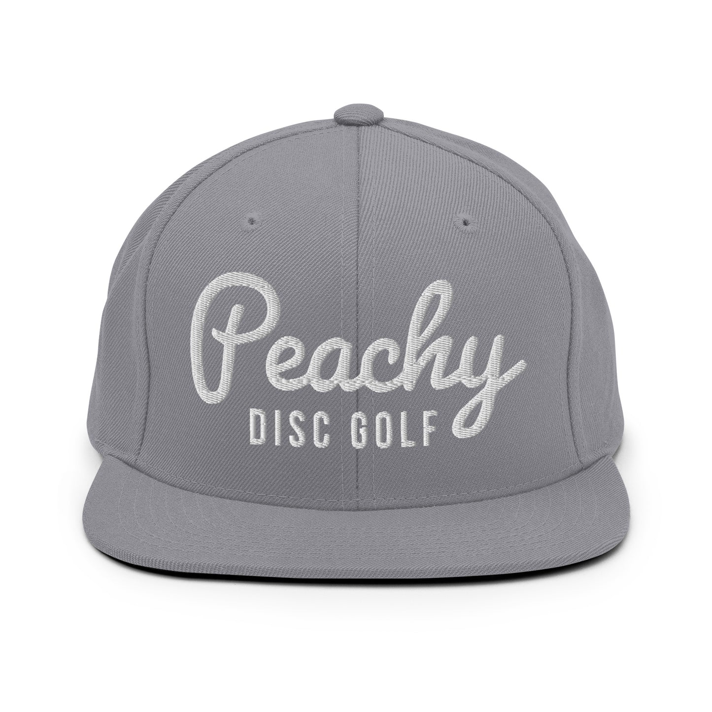 Flat-brim Snapback - Peachy Disc Golf